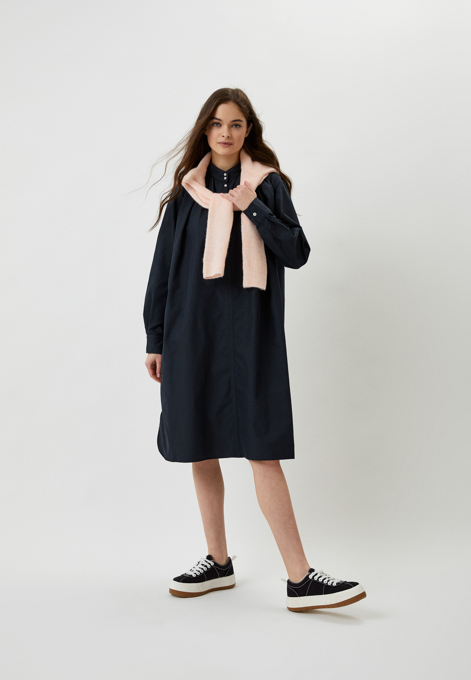 Платье UNIQLO Uniqlo U, цвет: черный, RTLACJ823601 — купить в интернет ...