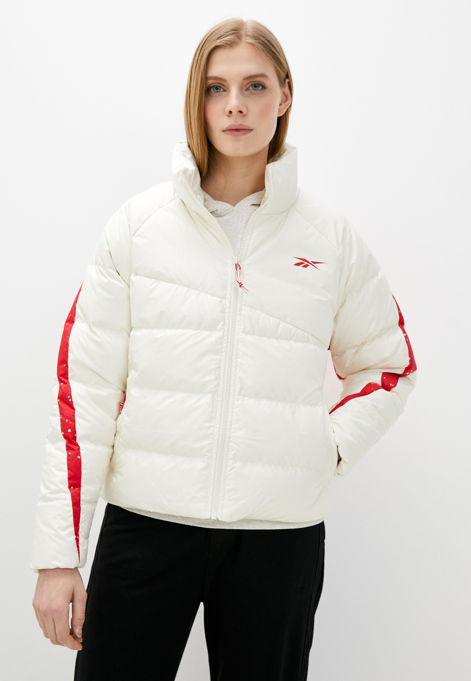 Пуховик Reebok VECTOR DOWN JACKET, цвет: белый, RTLACJ932301 — купить в ...
