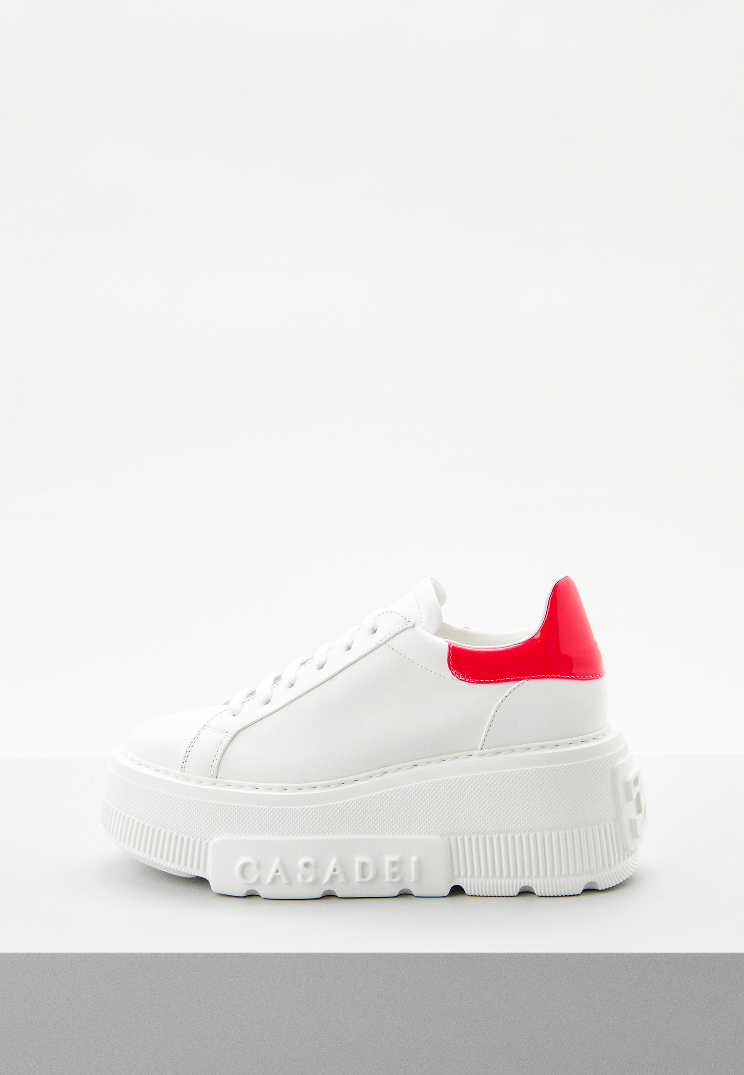 Кеды Casadei, цвет: белый, RTLACJ997501 — купить в интернет-магазине Lamoda