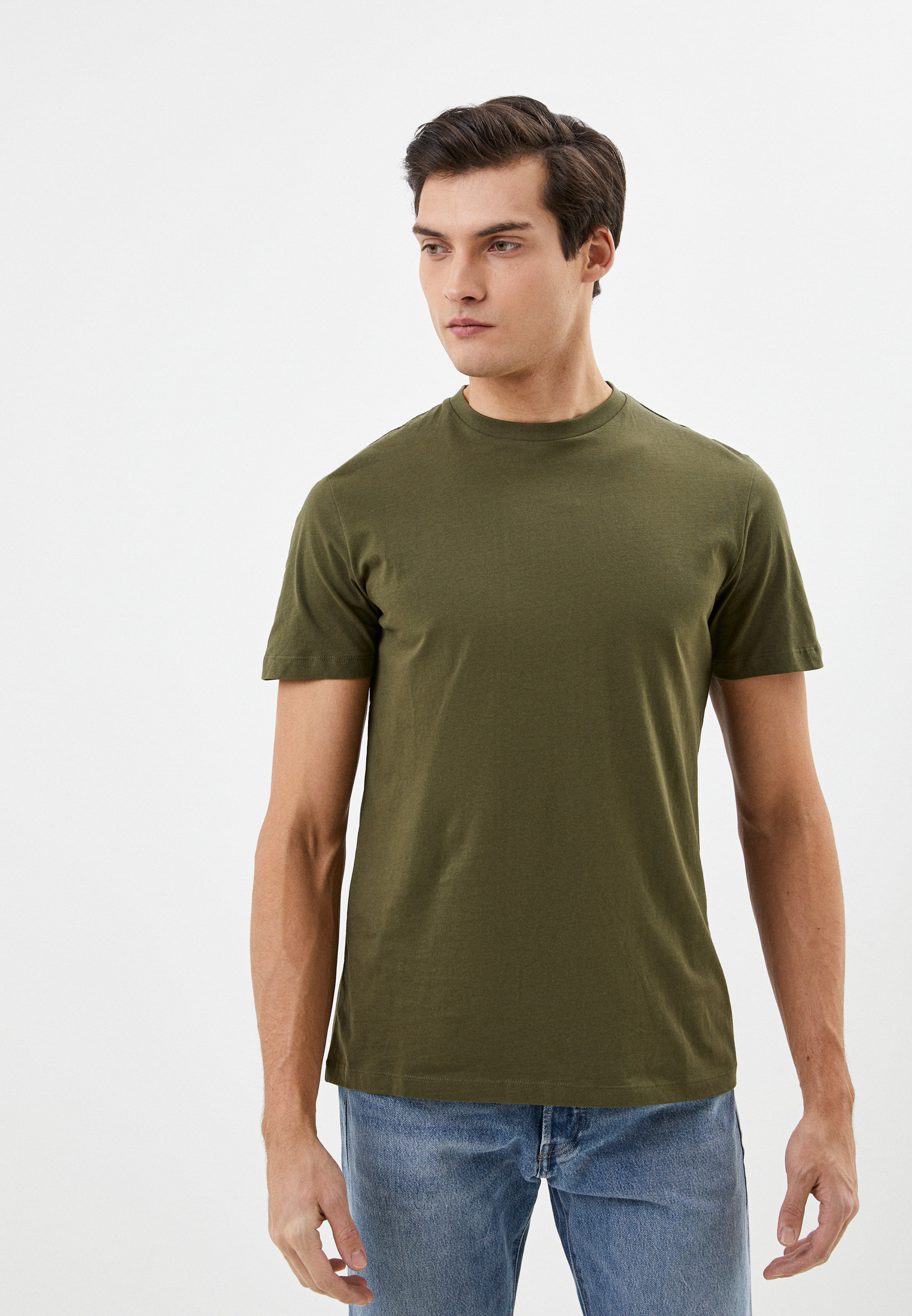 Футболка Strellson Clark-R, цвет: хаки, RTLACK037001 — купить в ...