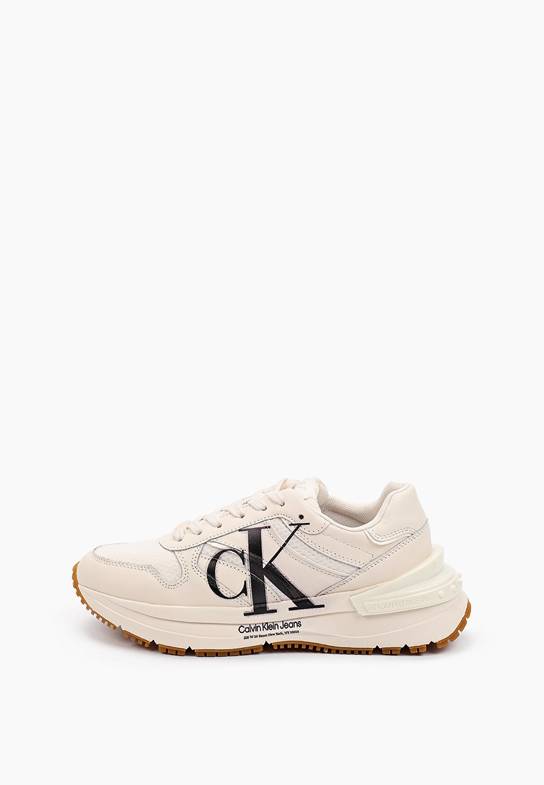 Кроссовки Calvin Klein Jeans, цвет: бежевый, RTLACK117901 — купить в ...