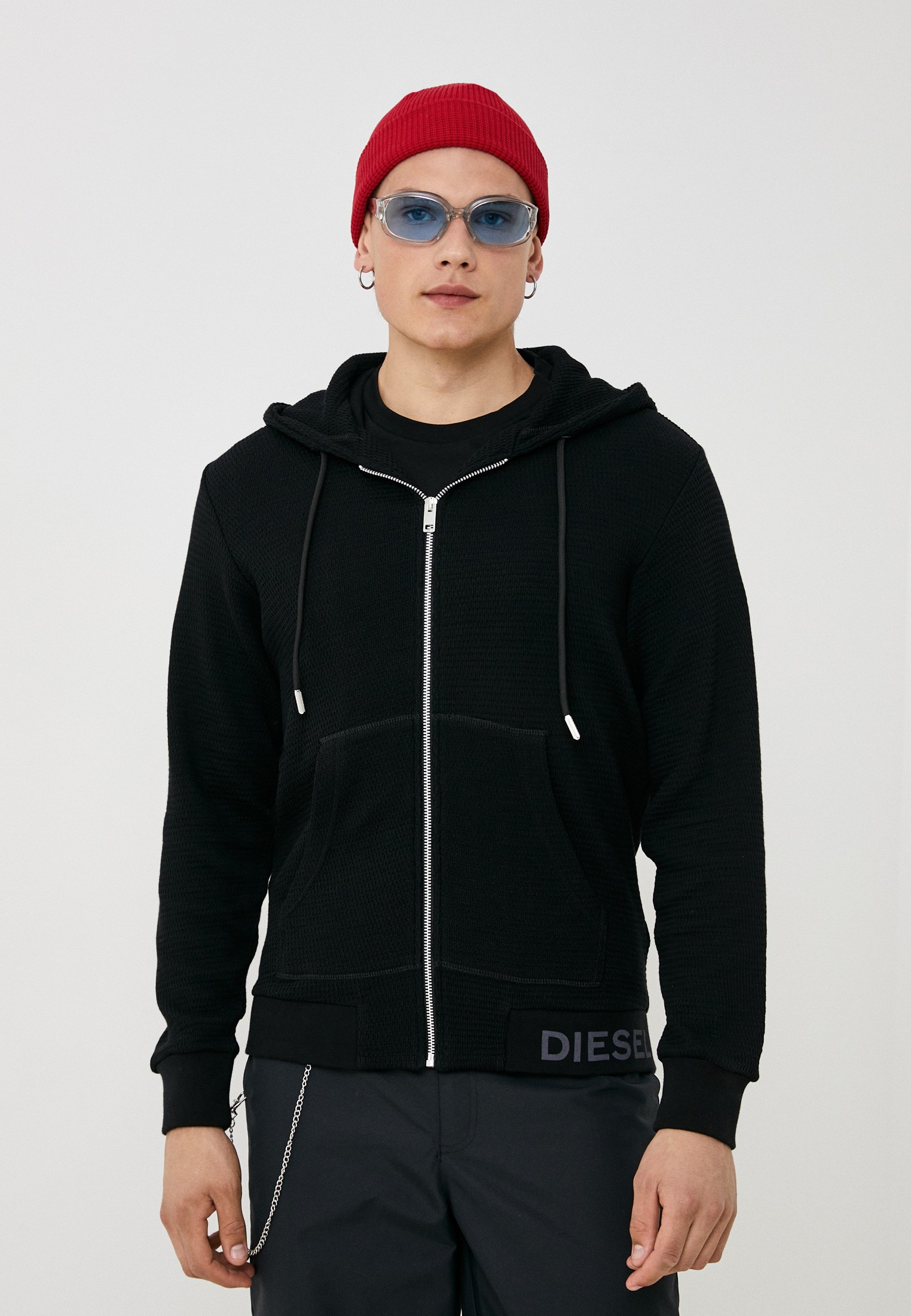 Толстовка Diesel, цвет: черный, RTLACK212801 — купить в интернет ...