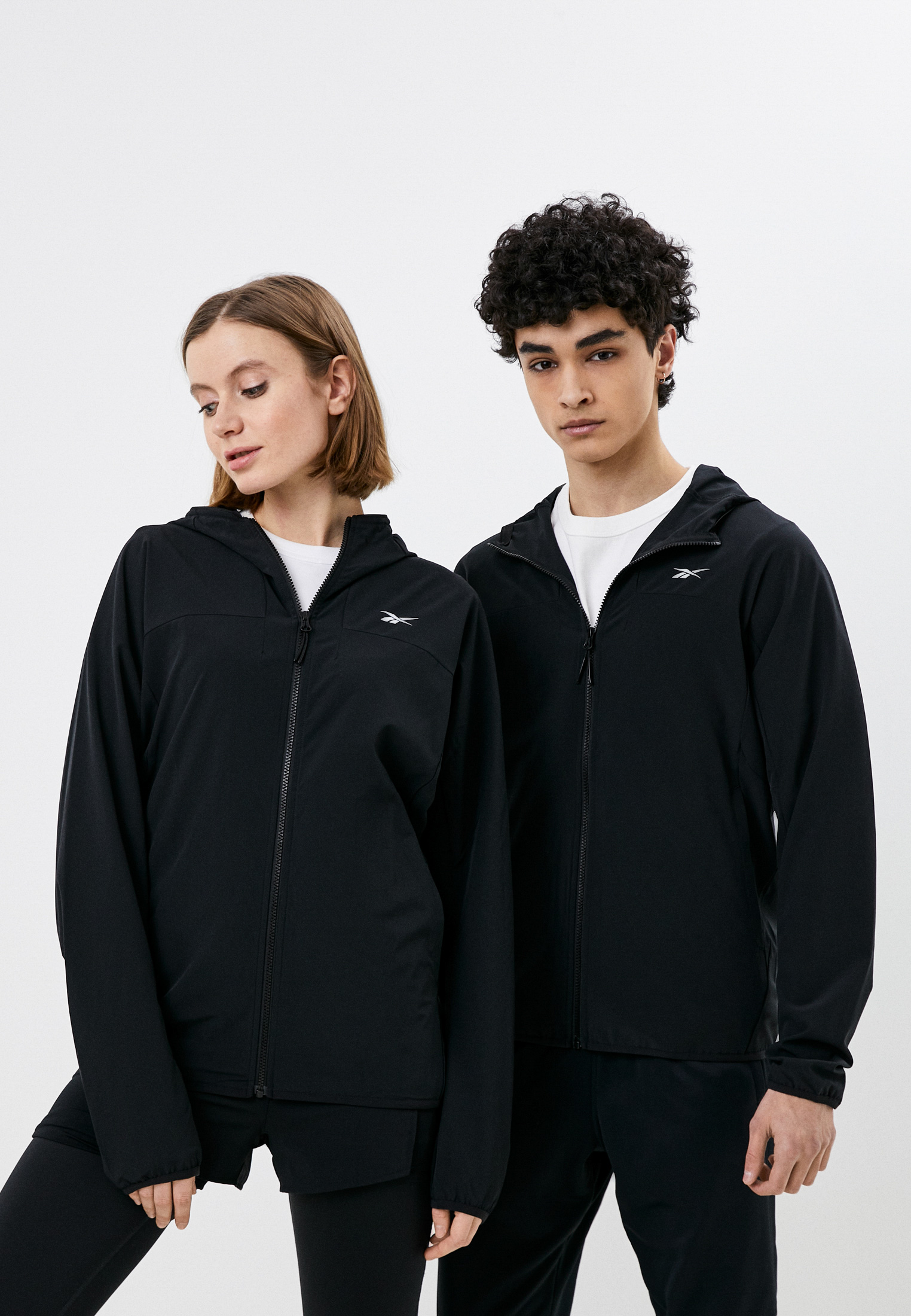 Ветровка Reebok, цвет: черный, RTLACK367501 — купить в интернет ...
