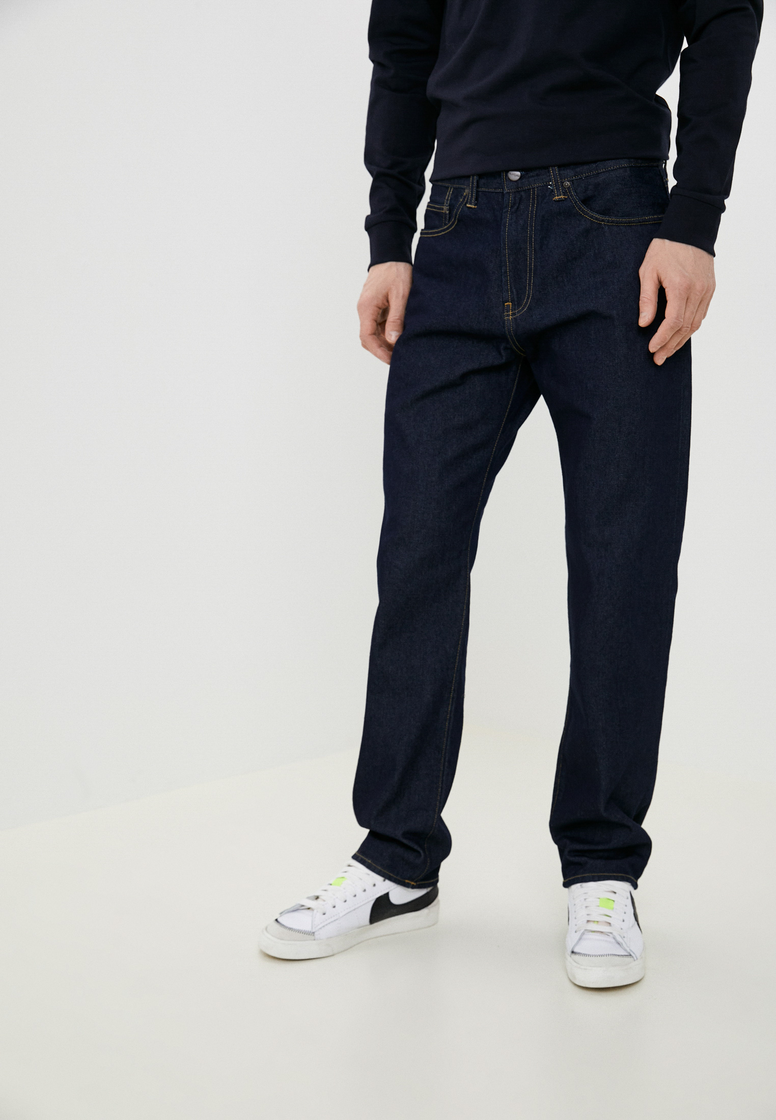 Джинсы Carhartt WIP Pontiac, цвет: синий, RTLACK408901 — купить в ...
