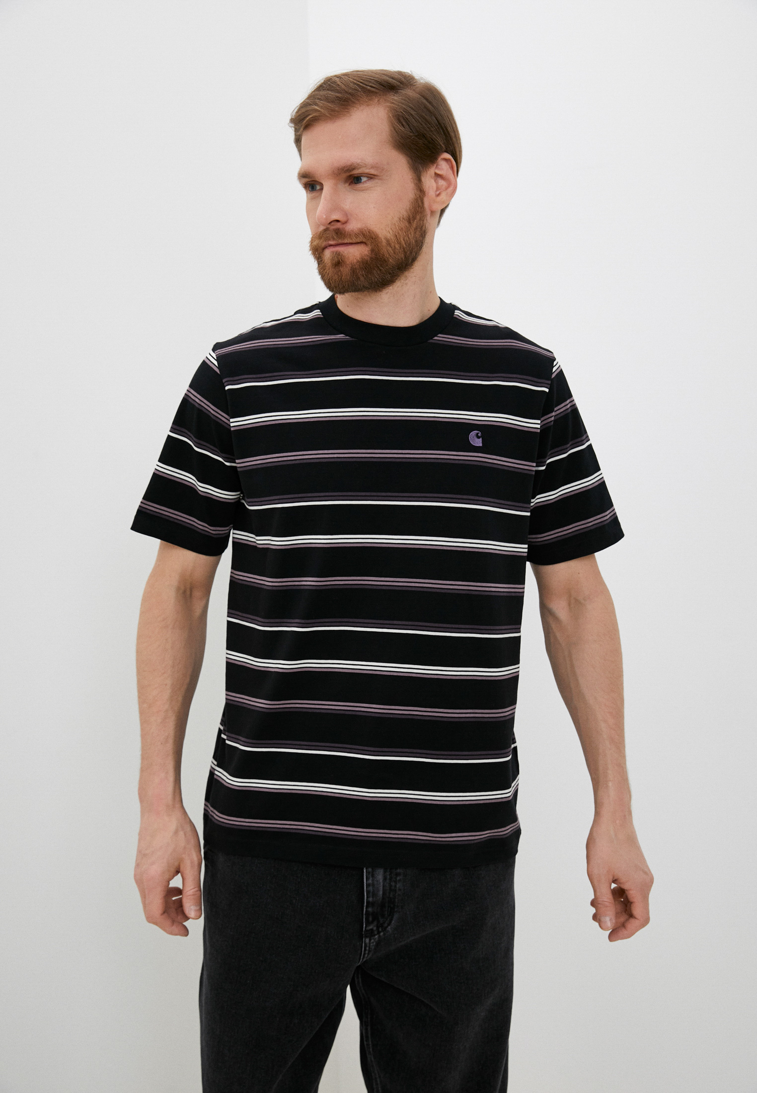 Футболка Carhartt WIP, цвет: черный, RTLACK411601 — купить в интернет ...