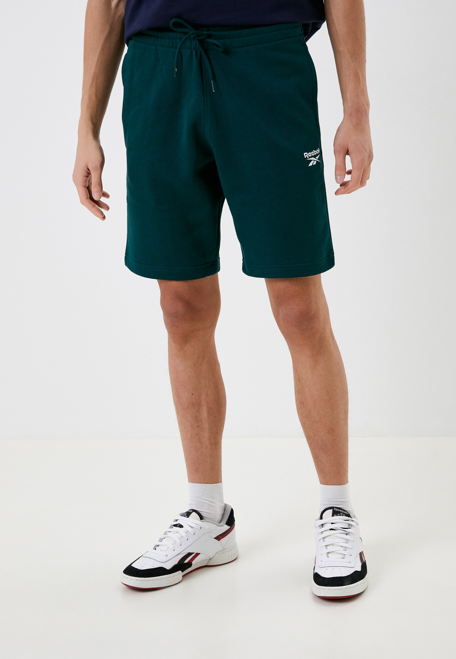 Шорты спортивные Reebok RI LEFT LEG LOGO SHORT, цвет: зеленый ...