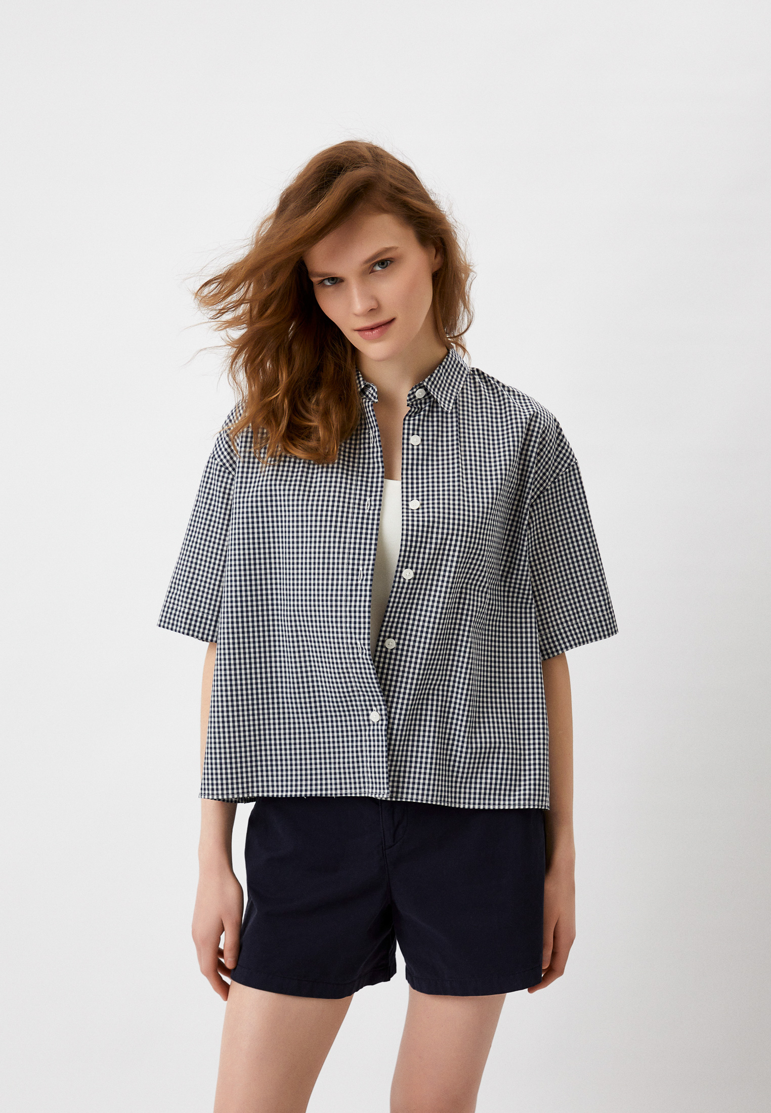 Рубашка UNIQLO из хлопка, цвет: мультиколор, RTLACK507801 — купить в ...