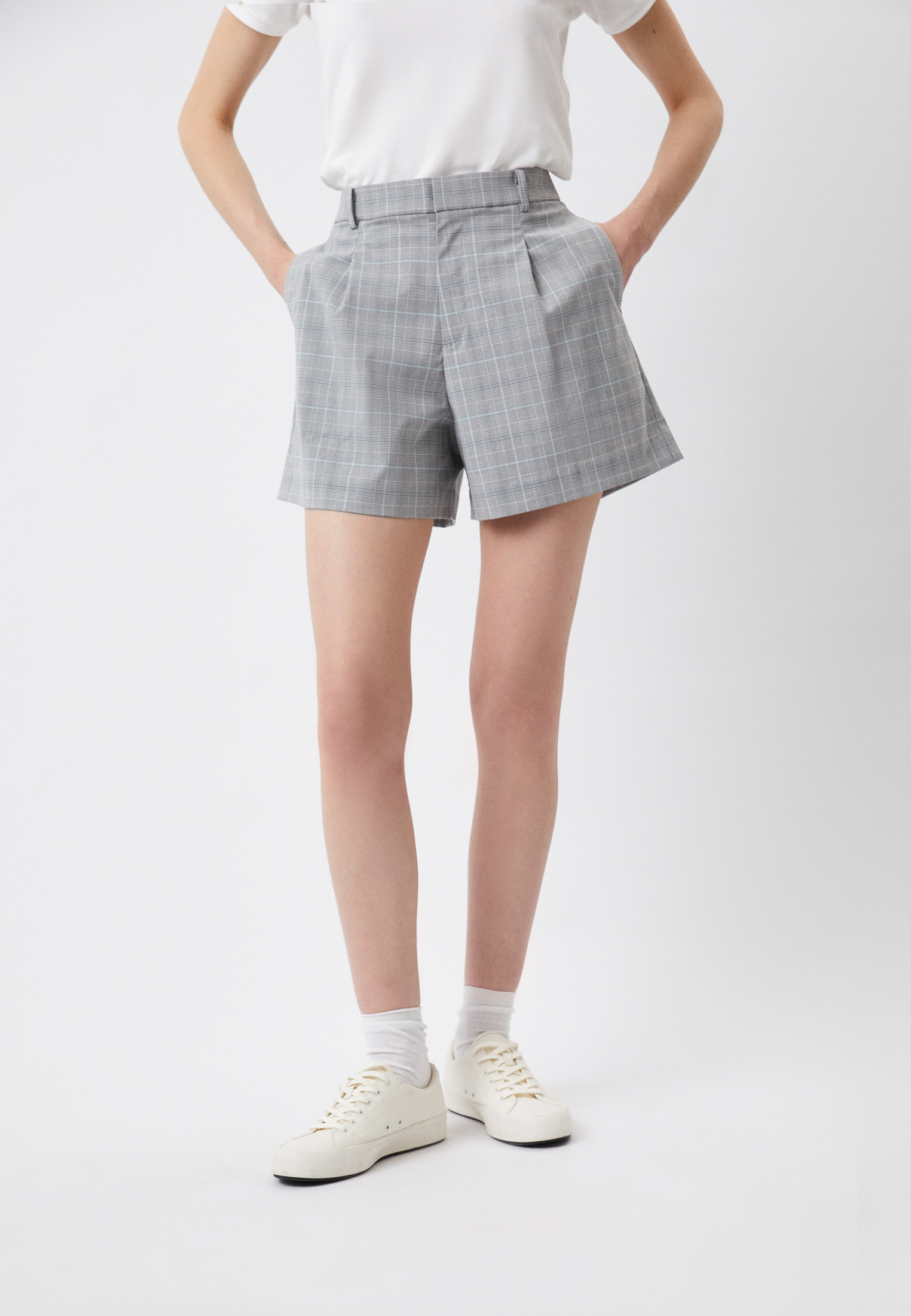 Шорты UNIQLO SMART, цвет: серый, RTLACK561001 — купить в интернет ...