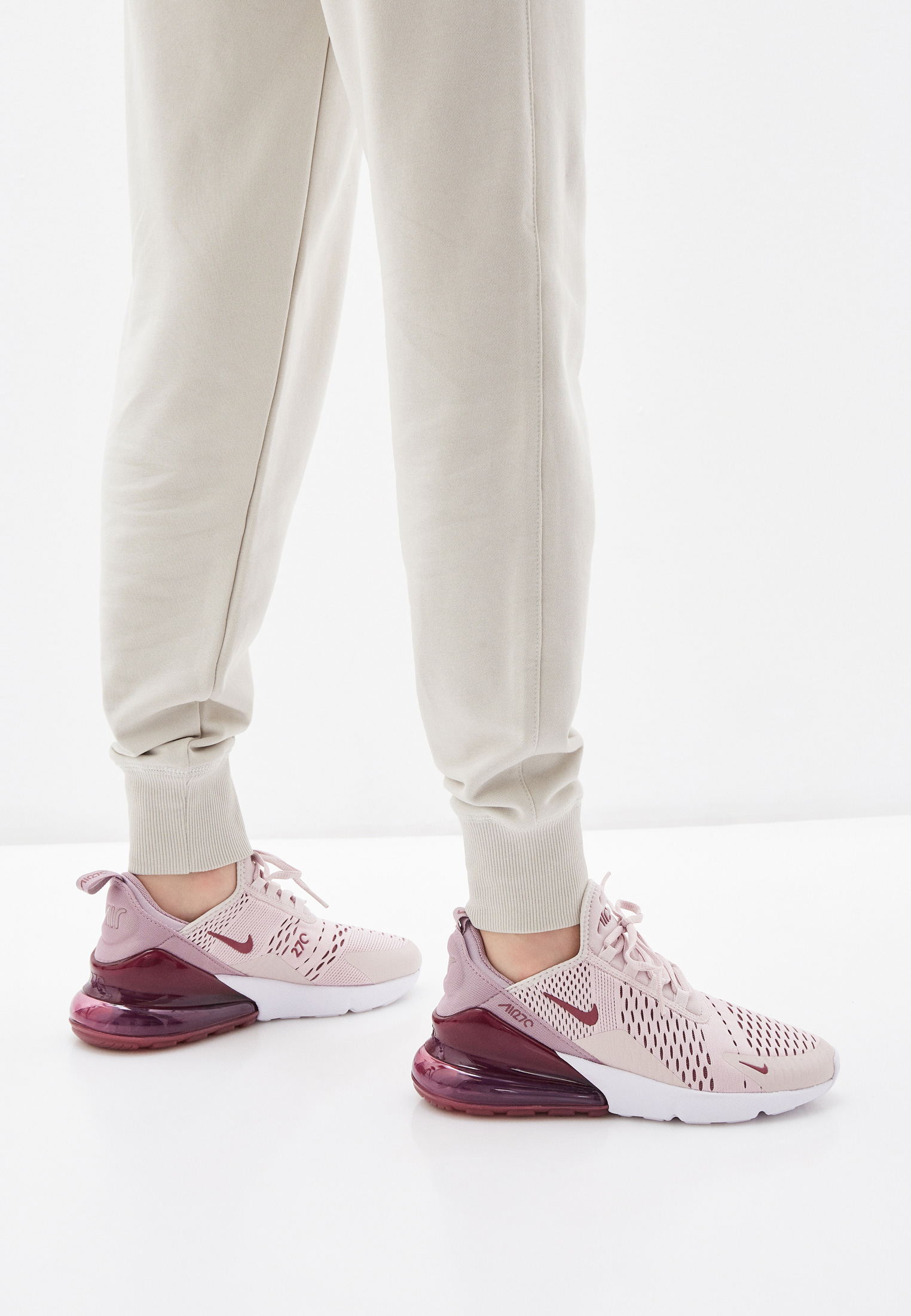 Nike air max top 270 hvid rod