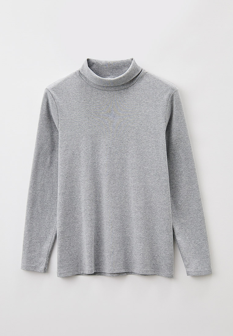 Водолазка UNIQLO из хлопка, цвет: серый, RTLACK673801 — купить в ...