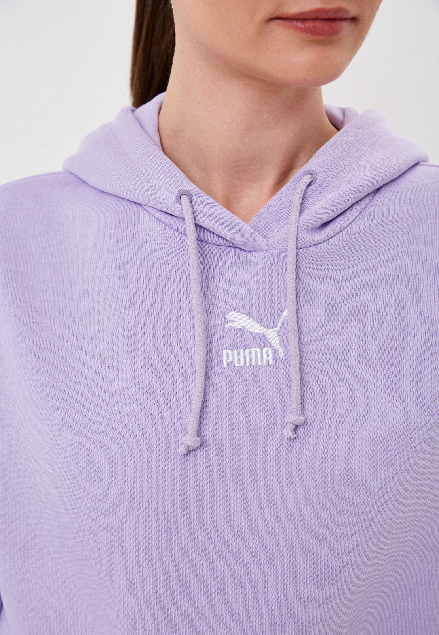 Puma hoodie purple hotsell