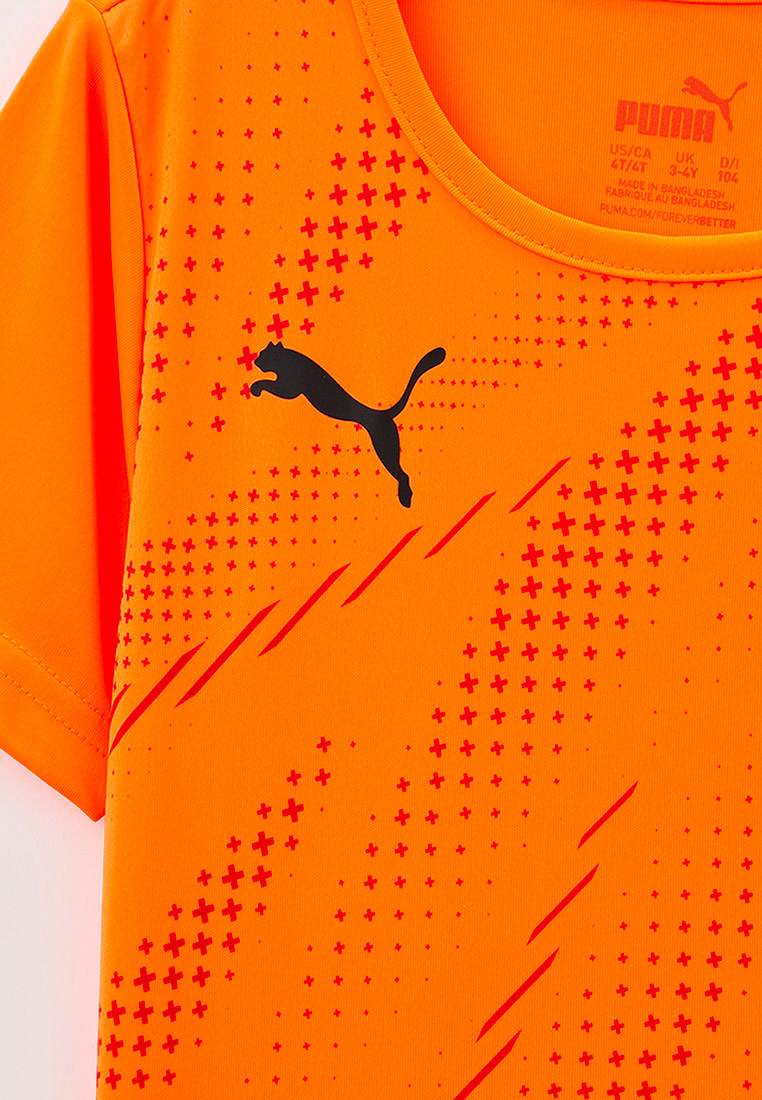PUMA individualRISE Graphic Tee Jr Ultra Oran RTLACK979001 Lamoda