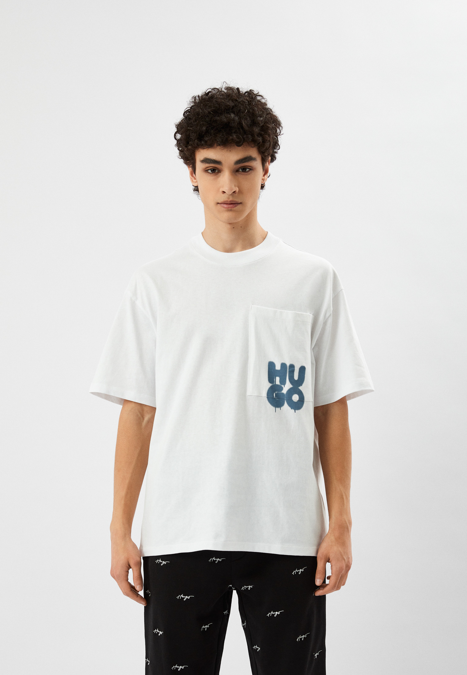 Футболка Hugo, цвет: белый, RTLACL049801 — купить в интернет-магазине ...