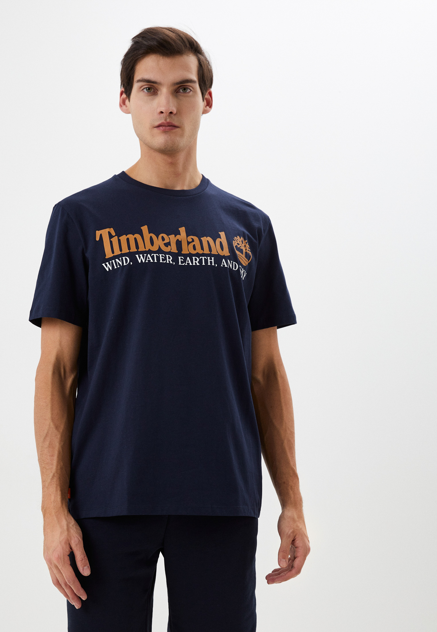 Футболка Timberland, цвет: синий, RTLACL188902 — купить в интернет ...