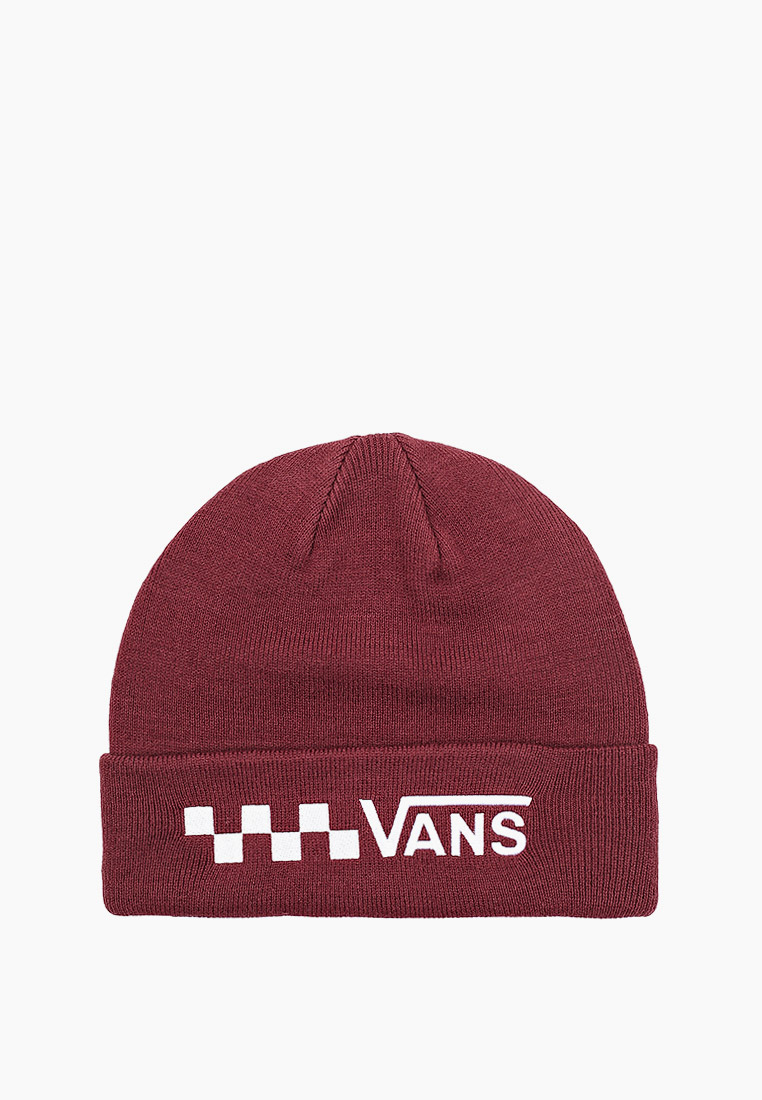 Burgundy vans beanie top
