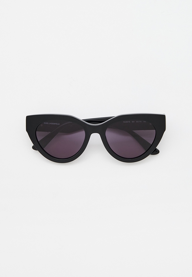 Очки солнцезащитные Karl Lagerfeld KL6047S 001, цвет: черный ...