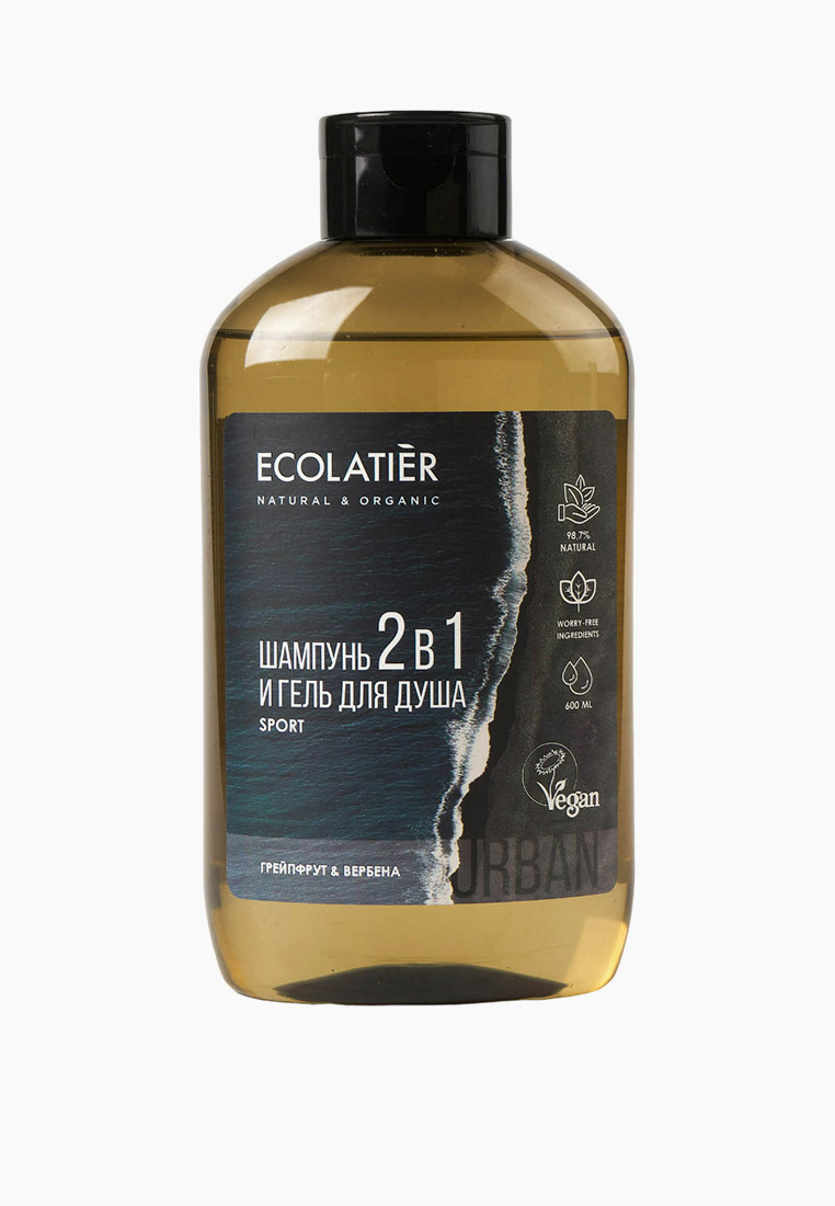 Шампунь-гель для волос и тела Ecolatier, цвет: прозрачный, RTLACL654801 ...