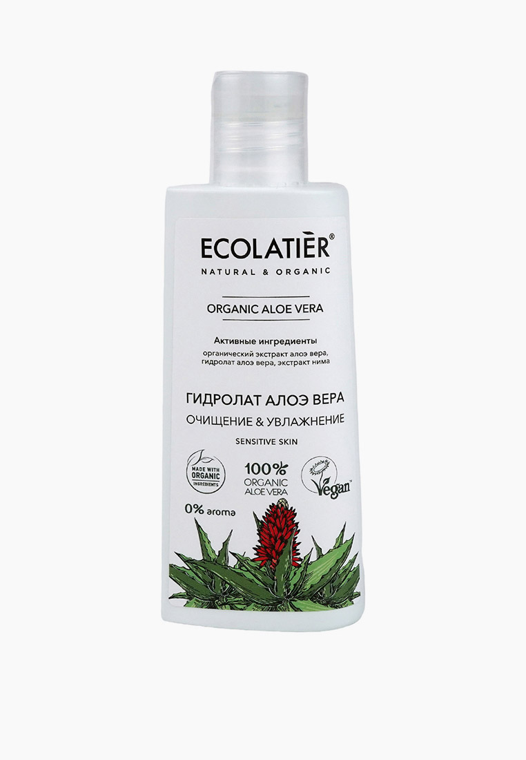 Тоник для лица Ecolatier Гидролат ORGANIC ALOE VERA, 150 мл, цвет ...