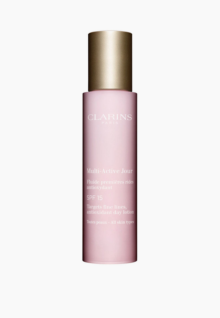 Флюид для лица Clarins тонизирующий и смягчающий, цвет: прозрачный ...