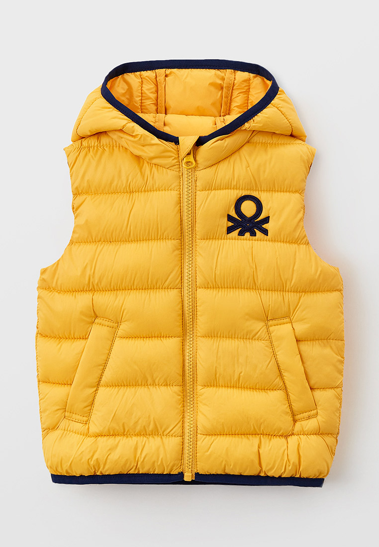 Жилет утепленный United Colors of Benetton, цвет: желтый, RTLACL741301 ...