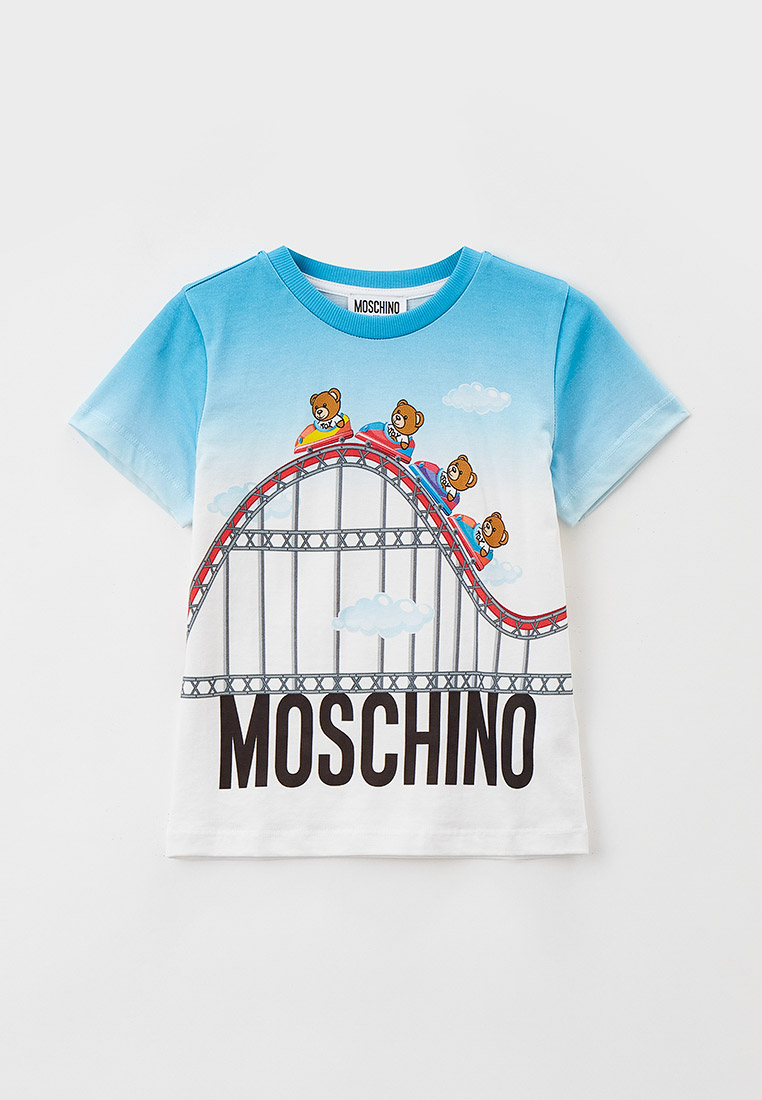 Футболка Moschino Kid, цвет: мультиколор, RTLACL771601 — купить в ...