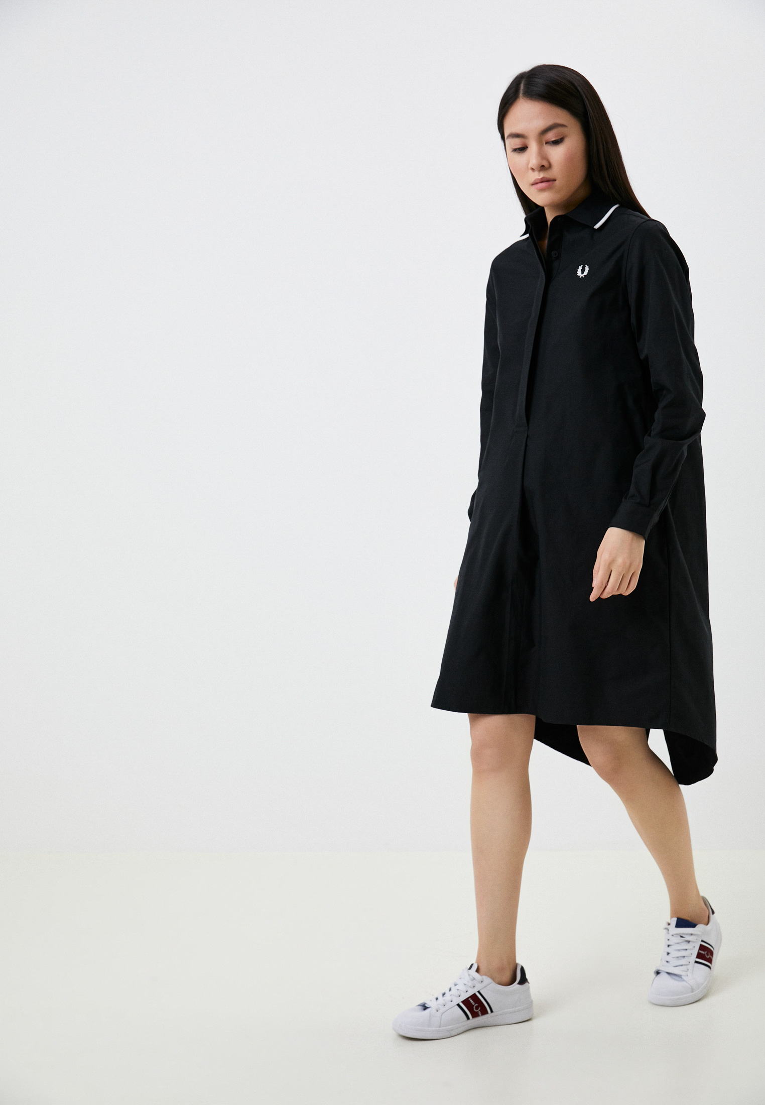 Платье Fred Perry, цвет: черный, RTLACL781501 — купить в интернет ...