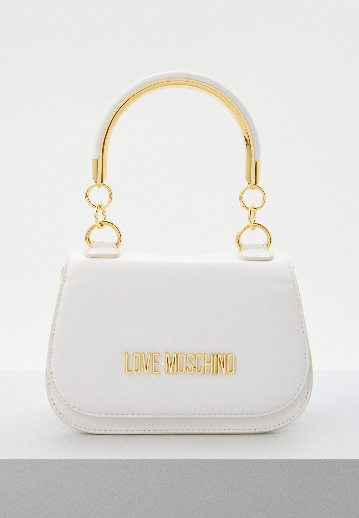 Сумка Love Moschino, цвет: белый, RTLACL804501 — купить в интернет ...