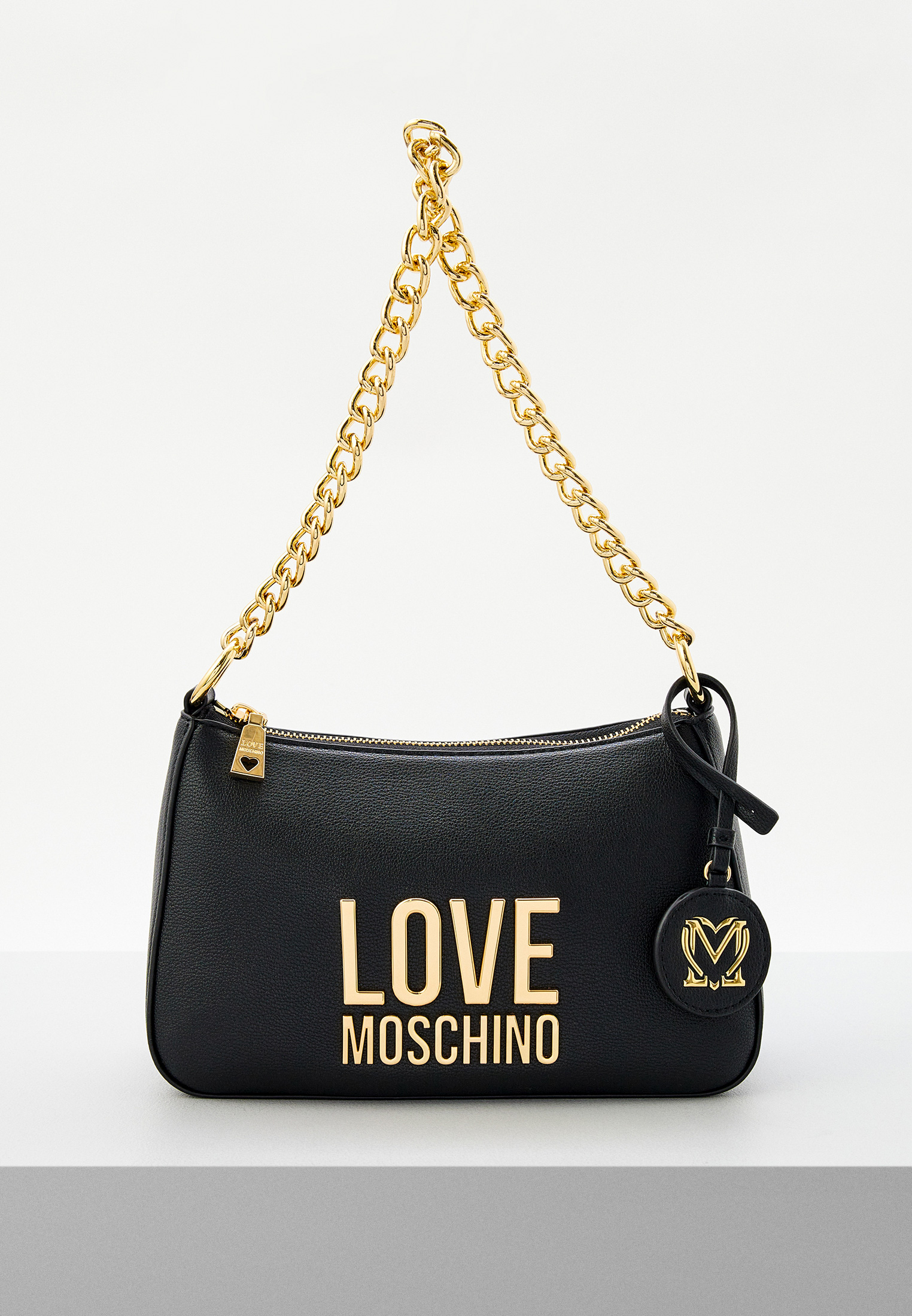 Сумка и брелок Love Moschino, цвет: черный, RTLACL807701 — купить в ...