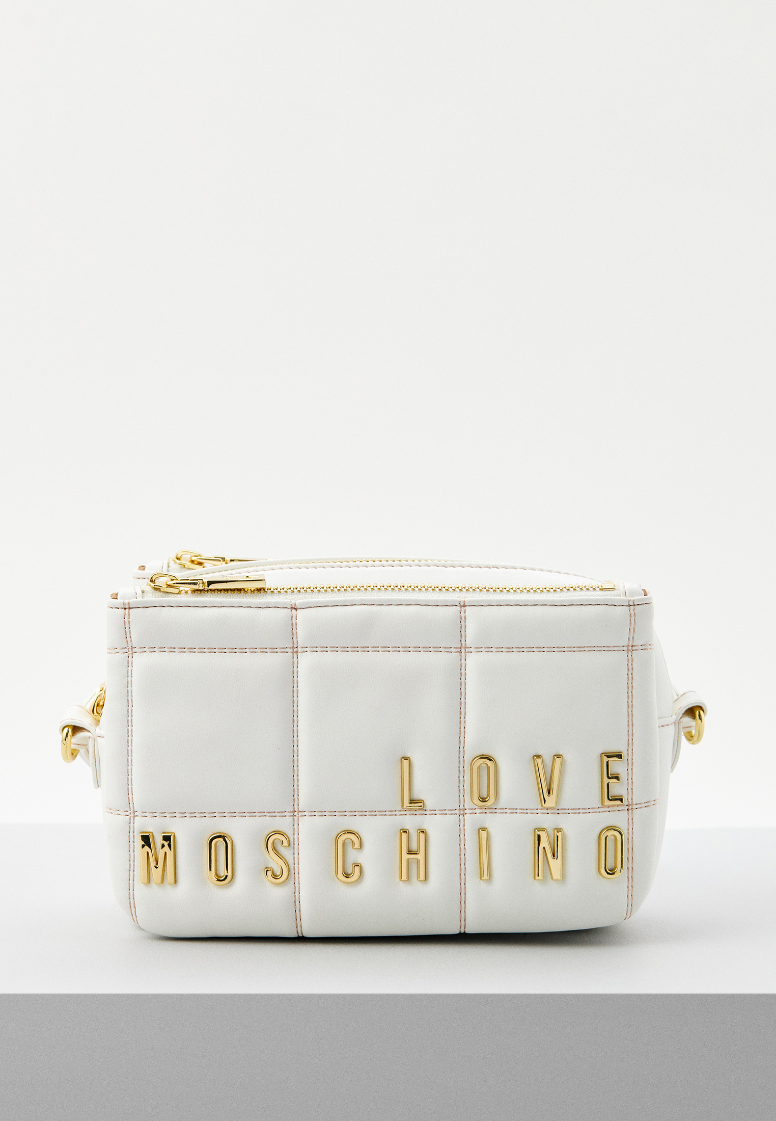 Сумка Love Moschino, цвет: белый, RTLACL812502 — купить в интернет ...