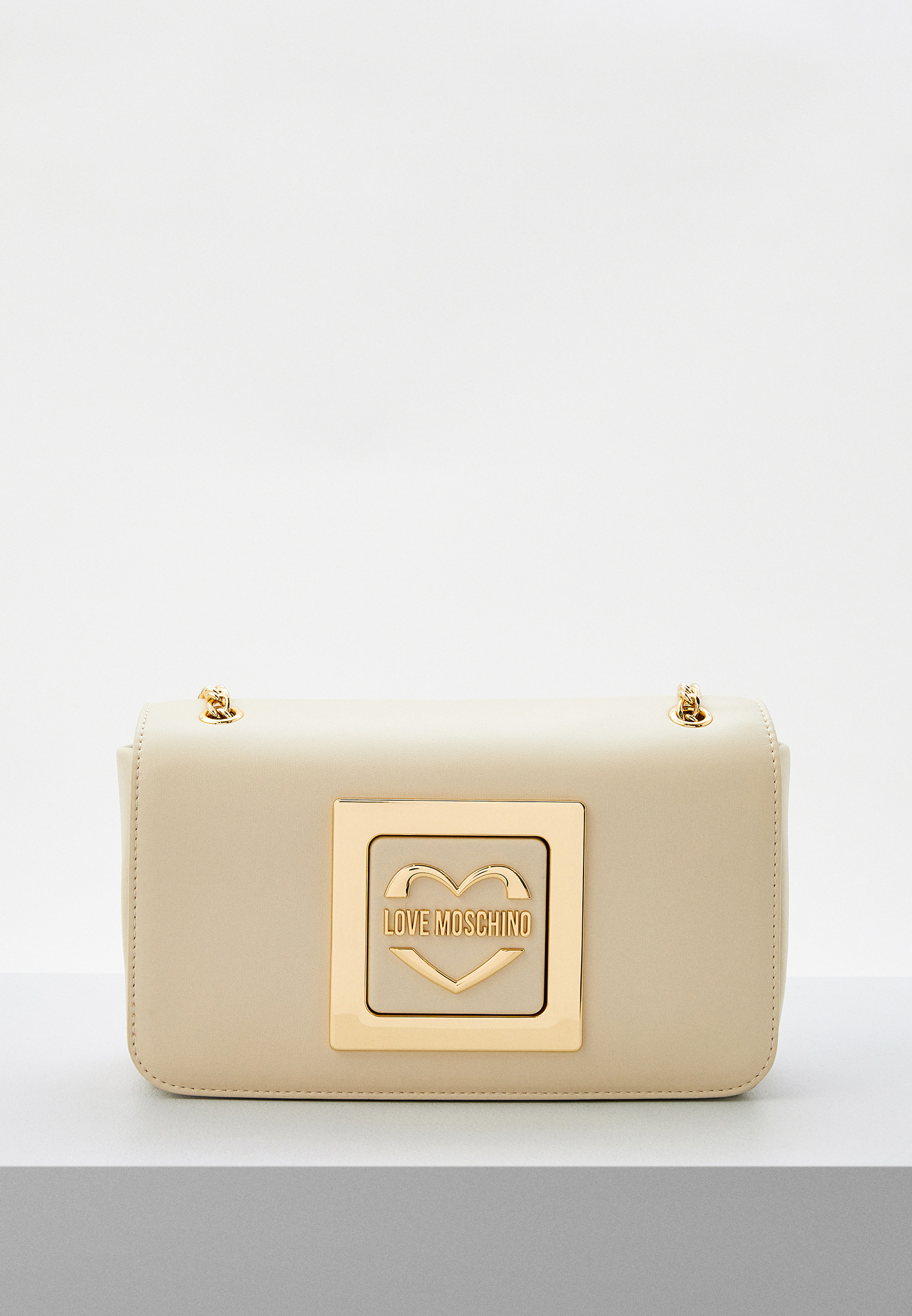 Сумка Love Moschino, цвет: бежевый, RTLACL814001 — купить в интернет ...
