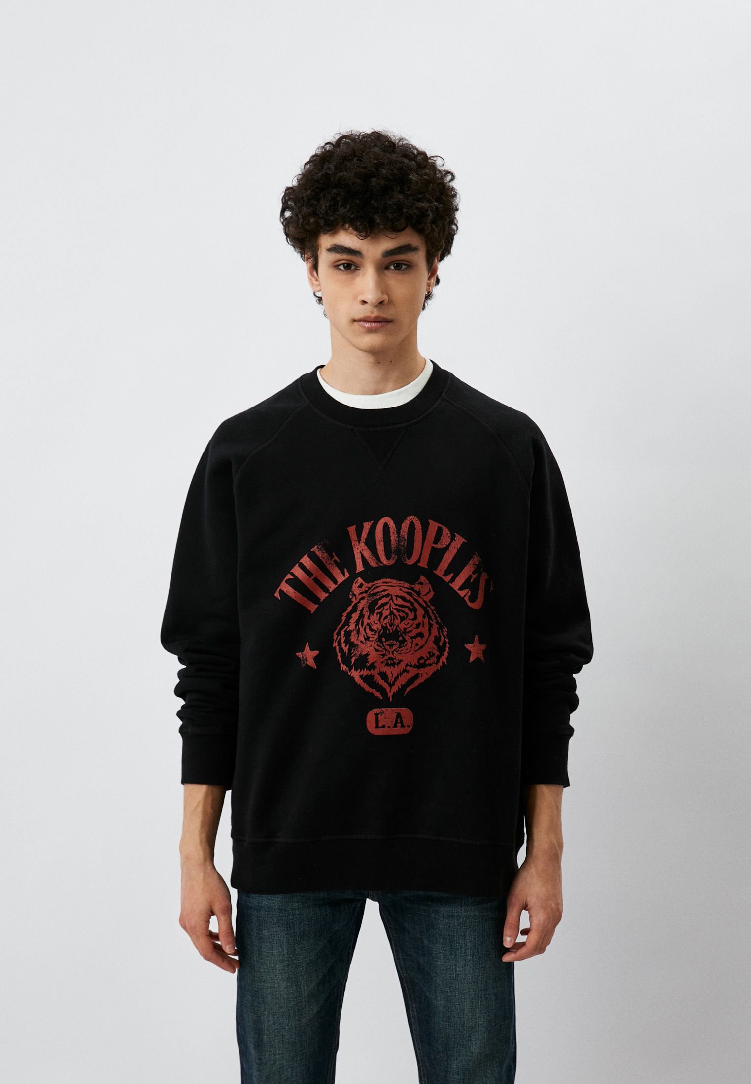 Свитшот The Kooples, цвет: черный, RTLACL892401 — купить в интернет ...