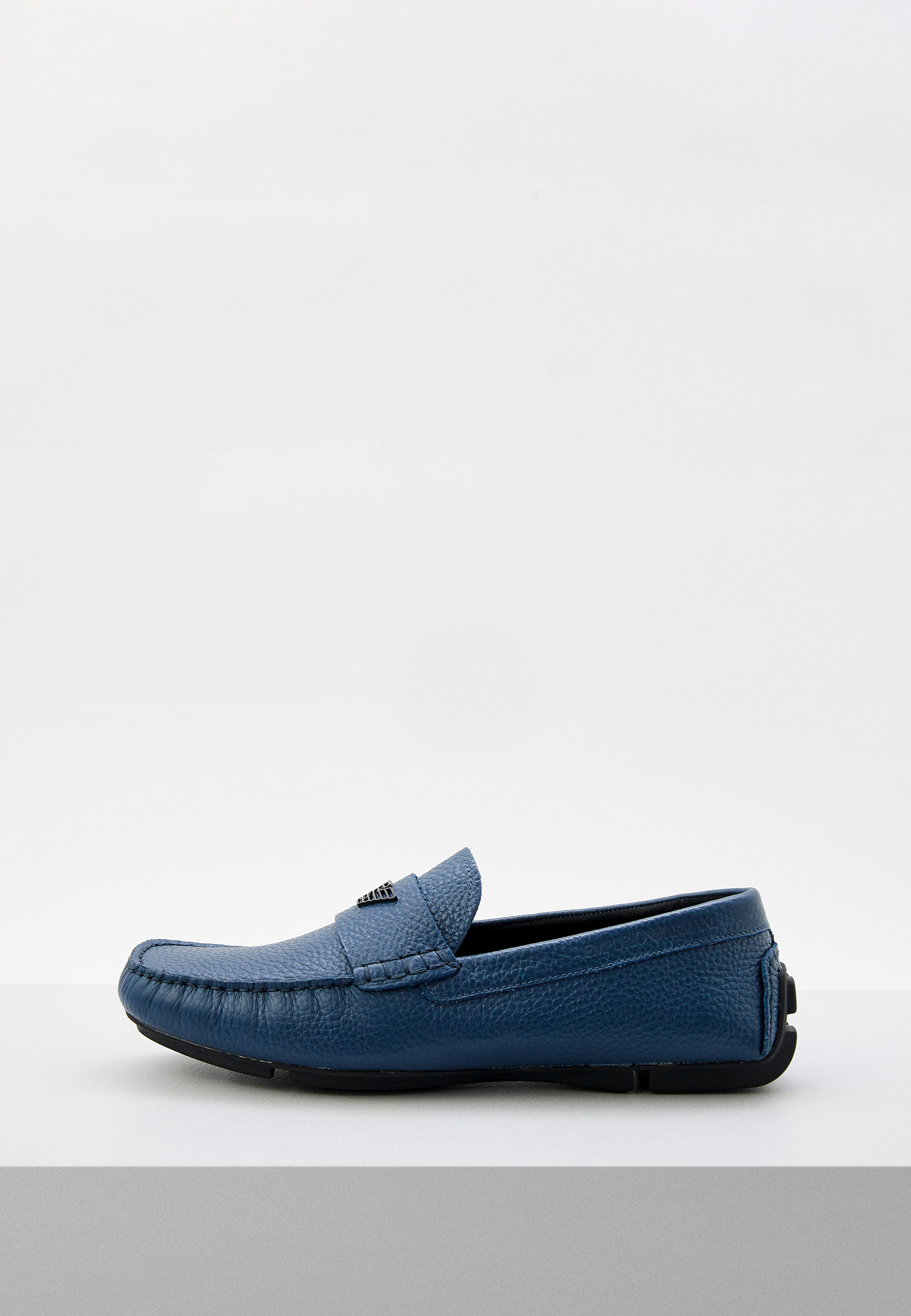 Мокасины Emporio Armani, цвет: синий, RTLACM021601 — купить в интернет ...