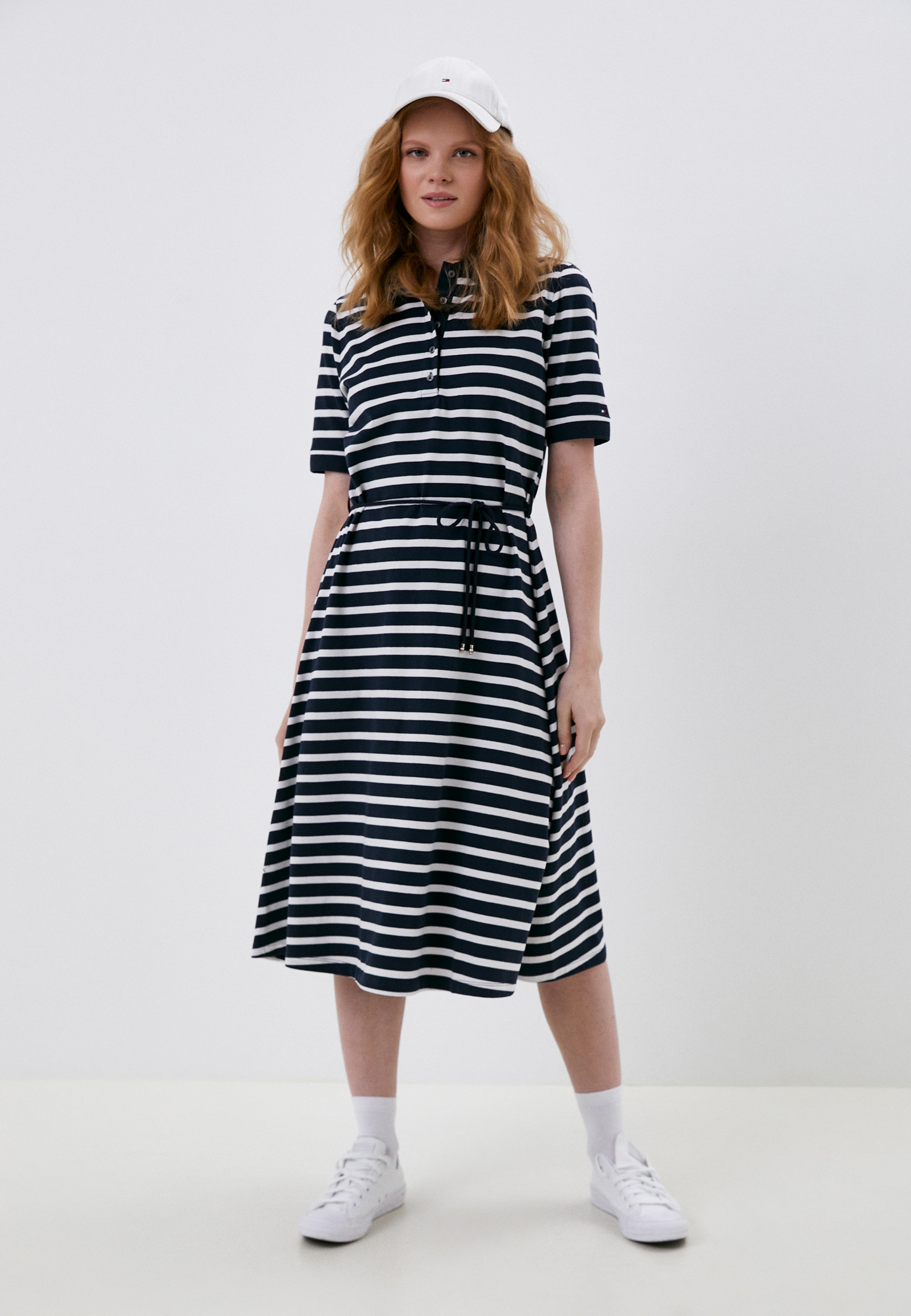 Платье Tommy Hilfiger, цвет: синий, RTLACM072401 — купить в интернет ...