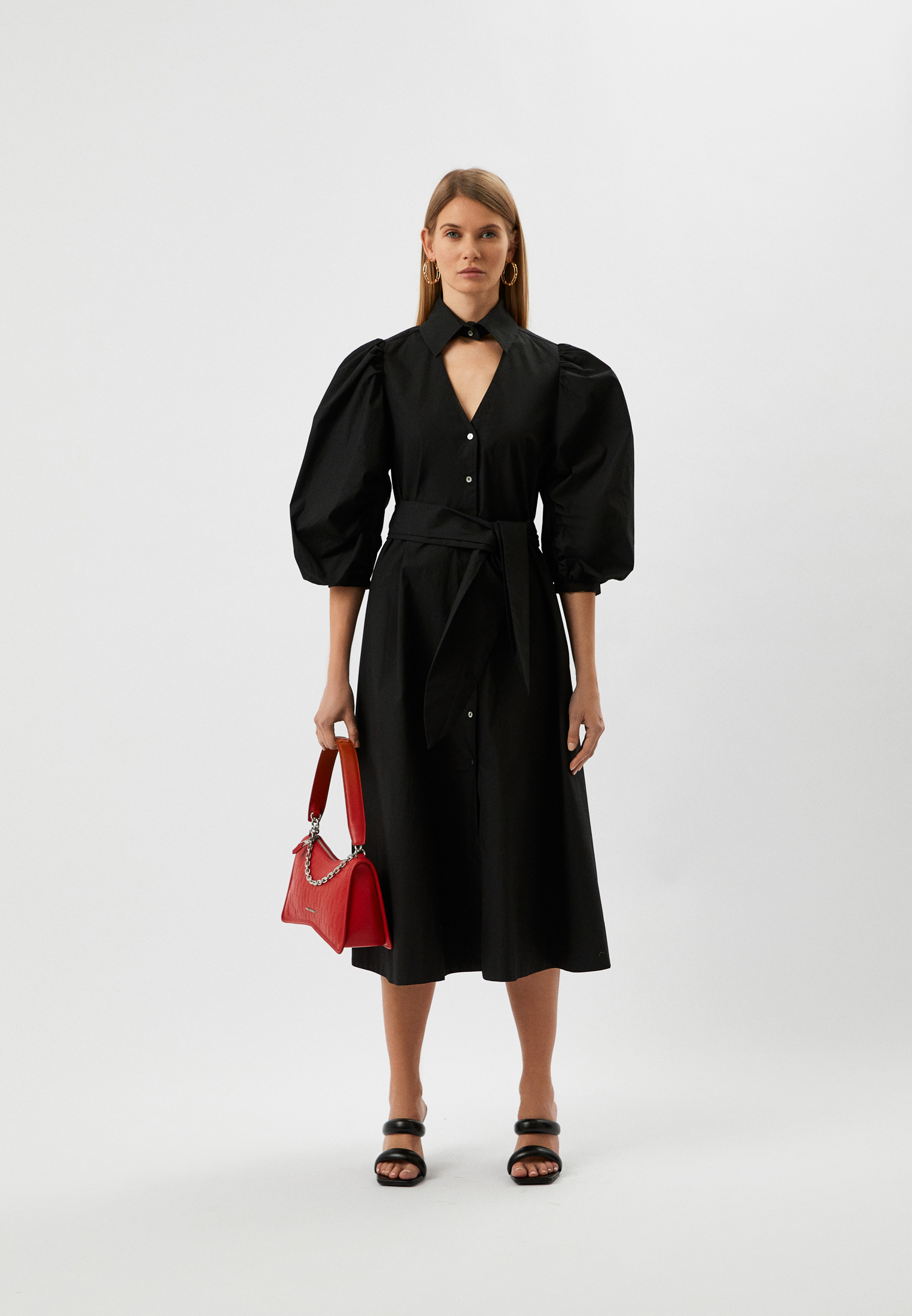 Платье Karl Lagerfeld, цвет: черный, RTLACM086601 — купить в интернет ...