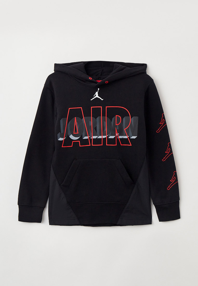Худи Jordan JDB SIDELINE FLC PO HOODIE (GS), цвет: черный, RTLACM199401 ...