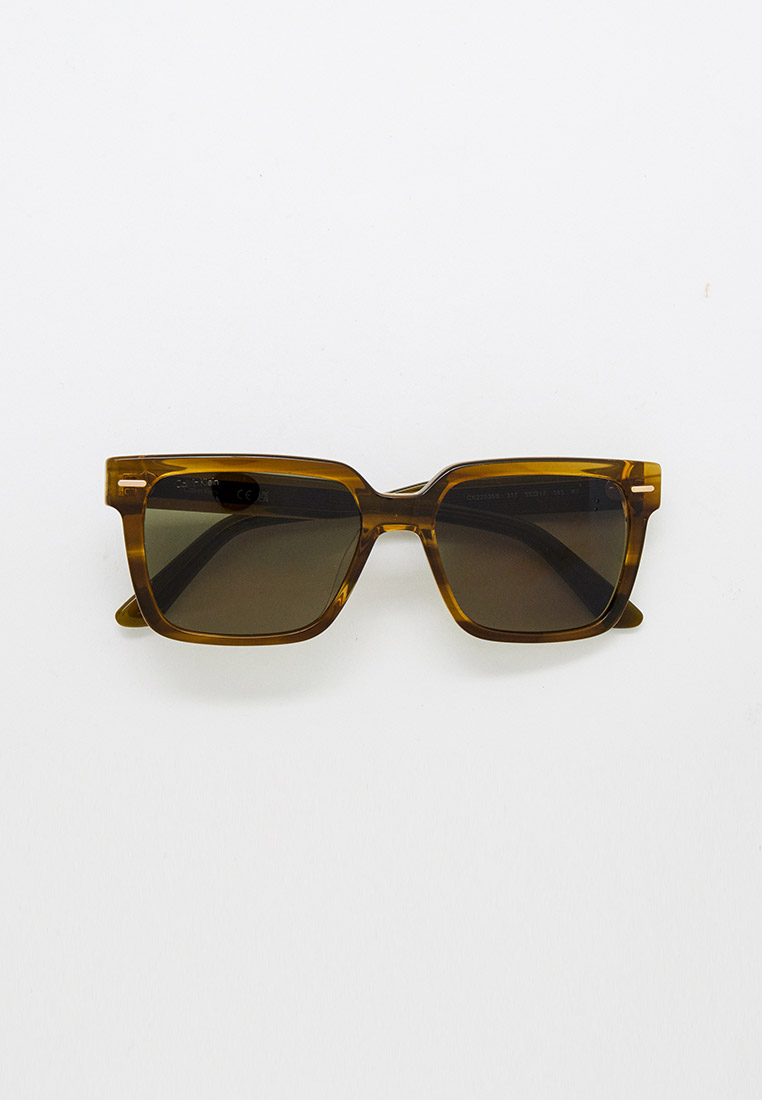 Очки солнцезащитные Calvin Klein CK22535S 317, цвет: коричневый ...