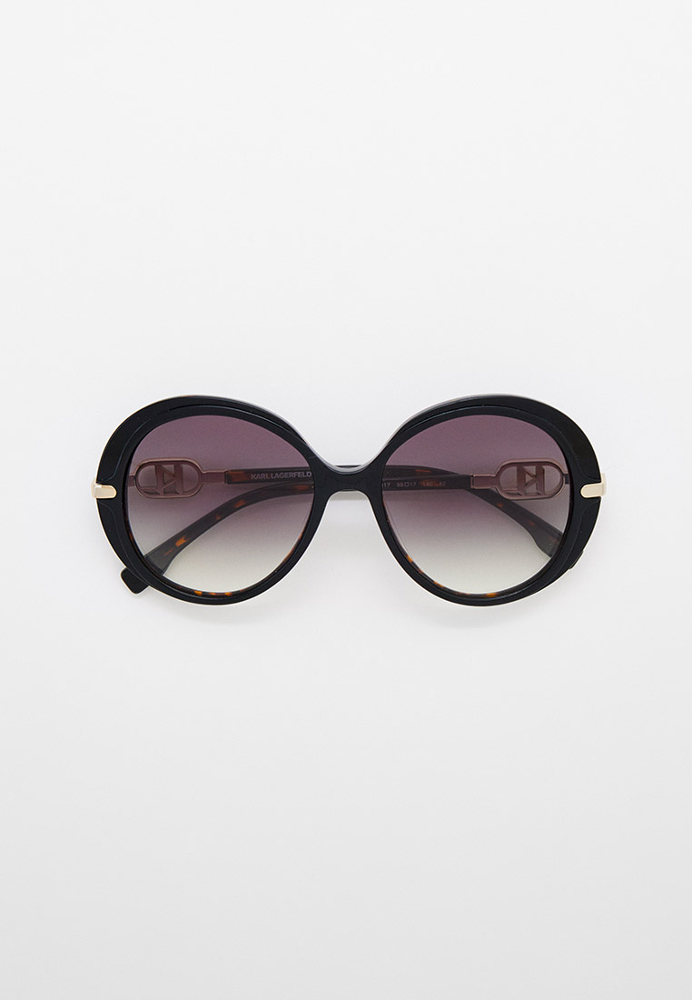 Очки солнцезащитные Karl Lagerfeld KL6084S 017, цвет: черный