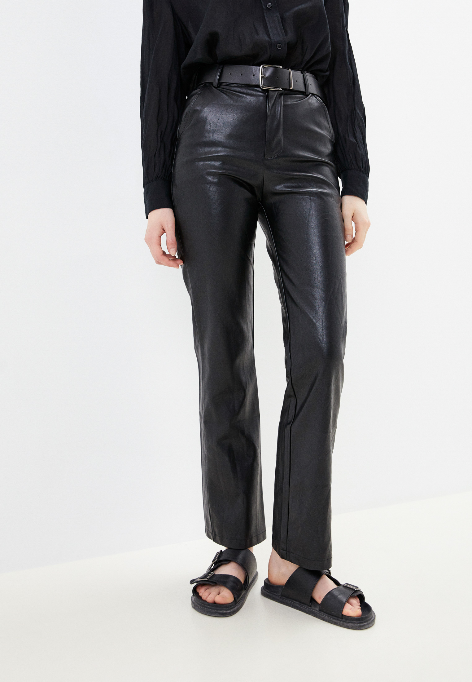 Купить Черные Кожаные Брюки Женские В Екатеринбурге