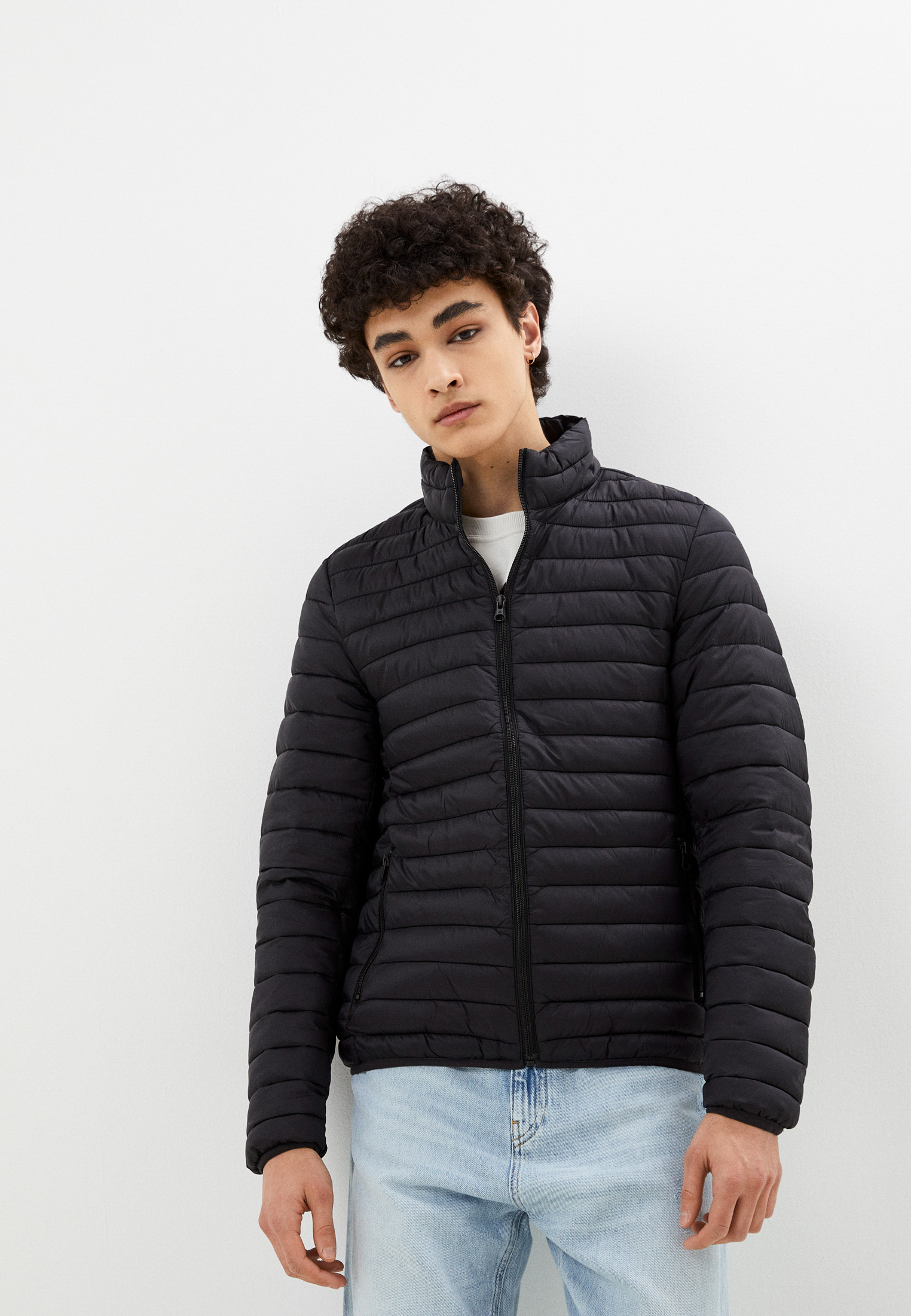 Куртка утепленная United Colors of Benetton, цвет: черный, RTLACM418001 ...