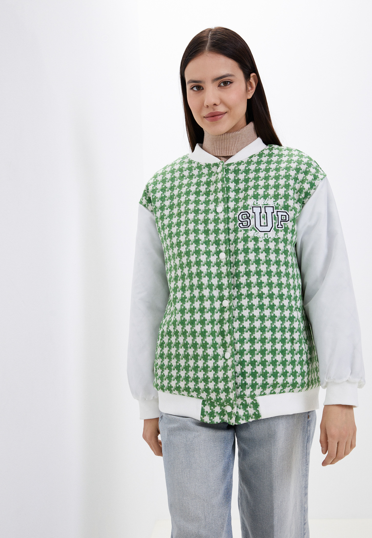 Куртка утепленная Moda Sincera, цвет: зеленый, RTLACM427301 — купить в ...