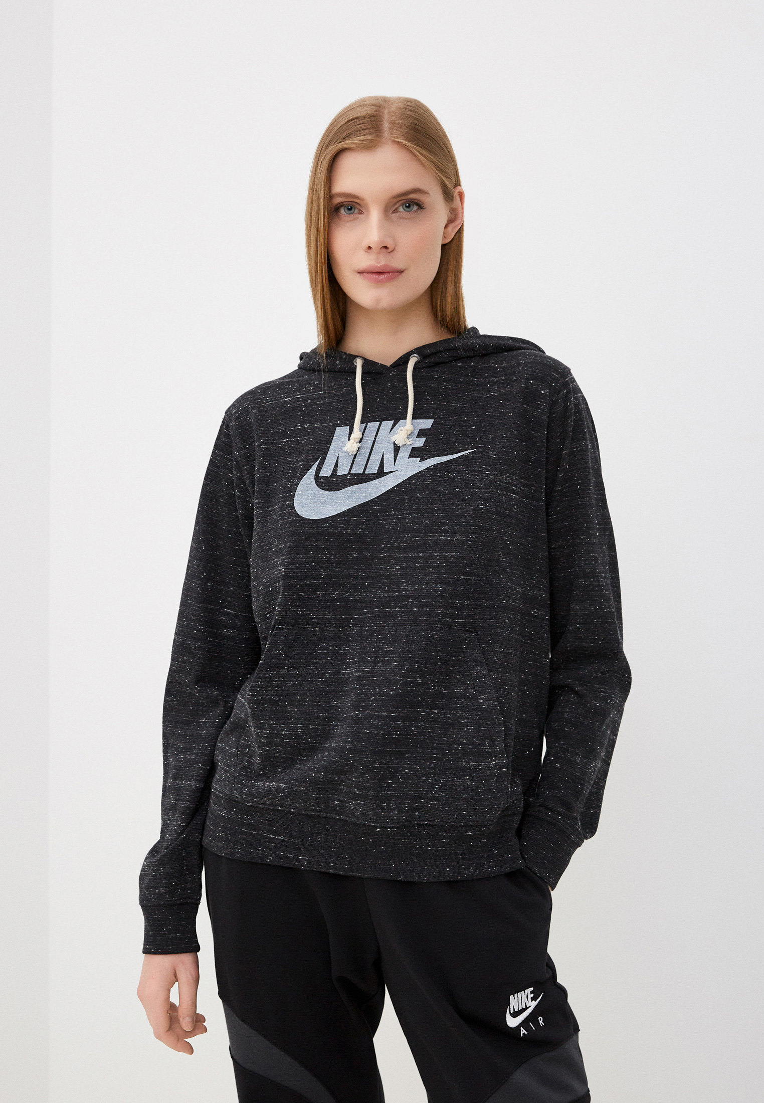 Худи Nike W NSW GYM VNTG GFX EASY PO HD, цвет: черный, RTLACM452901 ...