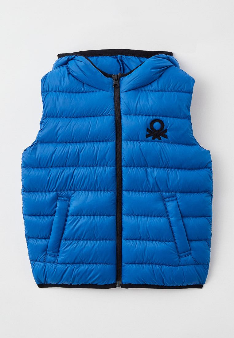 Жилет утепленный United Colors of Benetton, цвет: синий, RTLACM469701 ...