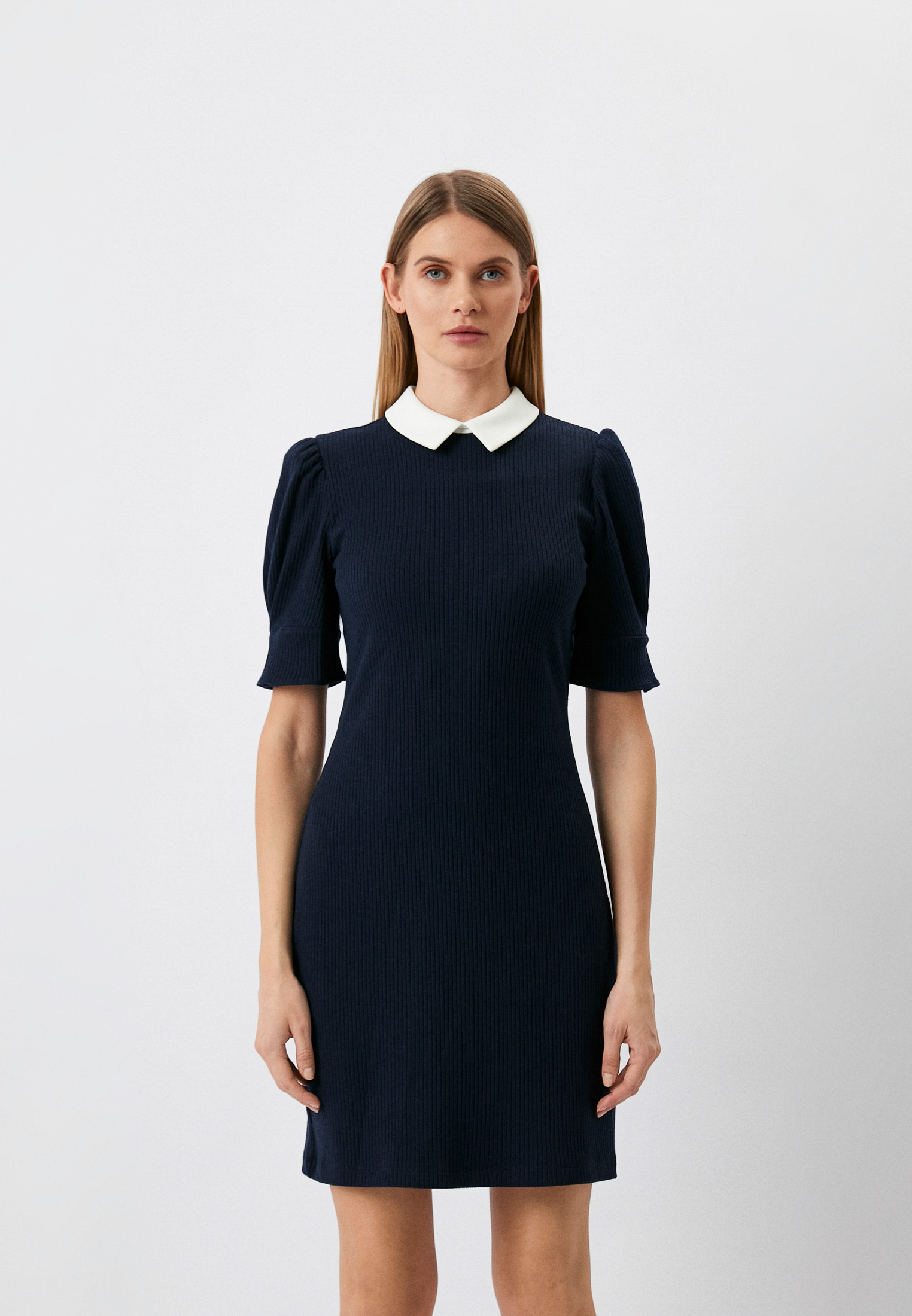 Платье DKNY, цвет: синий, RTLACM512501 — купить в интернет-магазине Lamoda