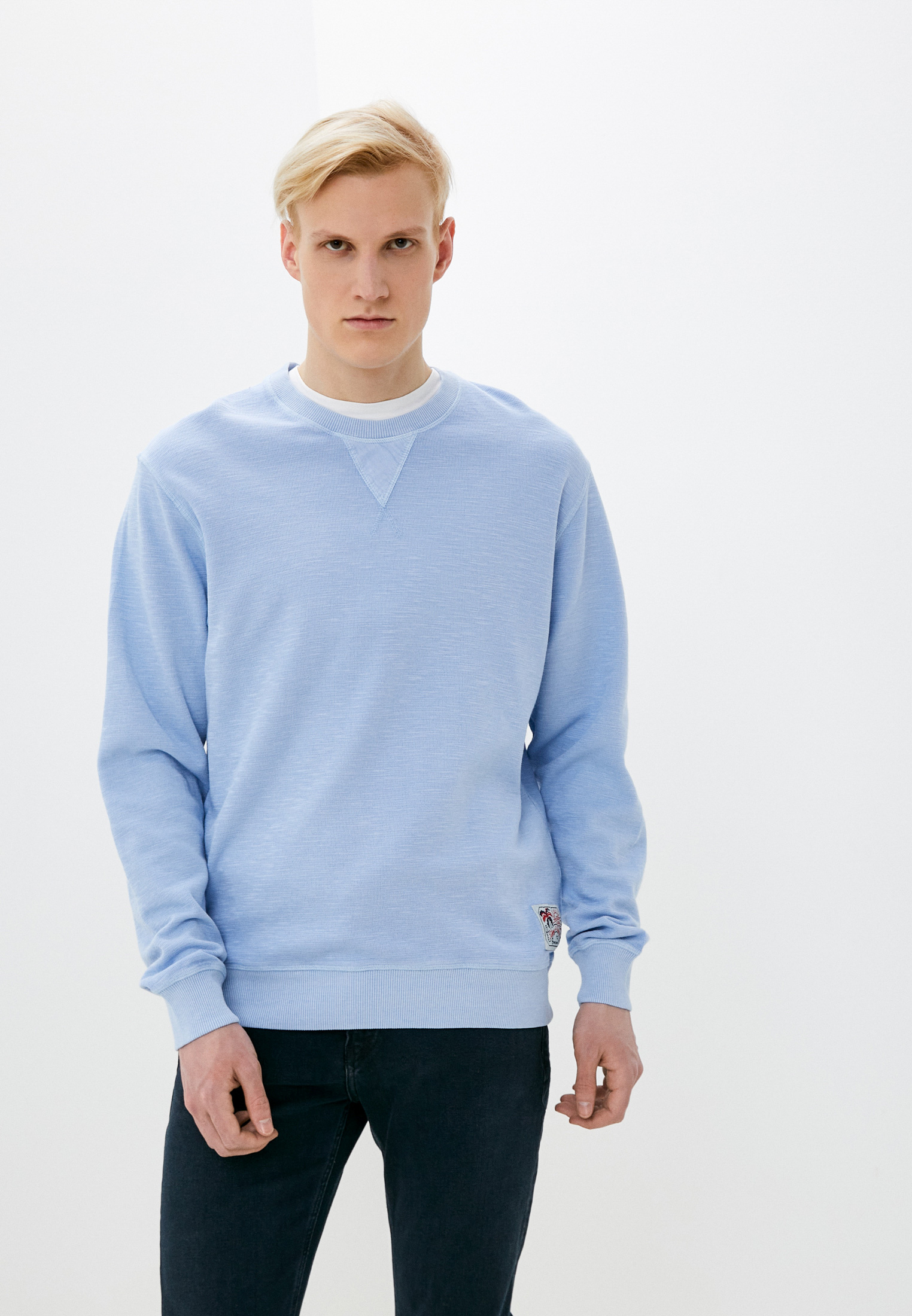Свитшот Scotch&Soda, цвет: голубой, RTLACM521501 — купить в интернет ...