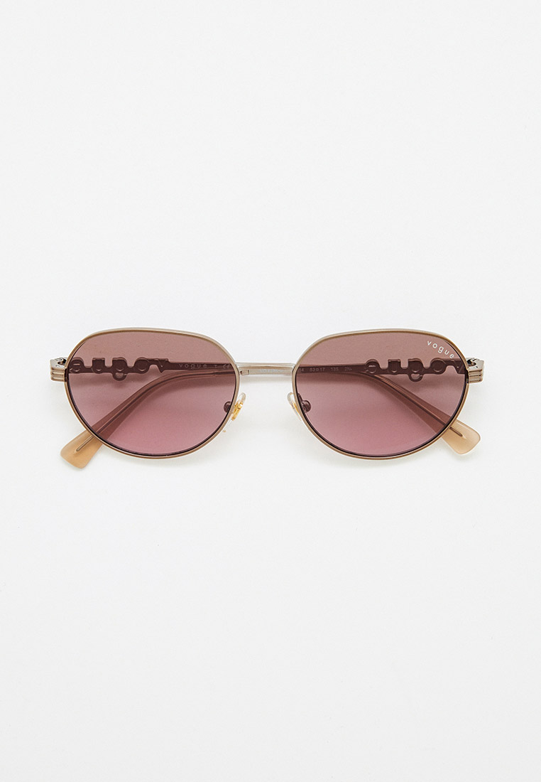 Очки солнцезащитные Vogue® Eyewear VO4254S 513814, цвет: золотой ...