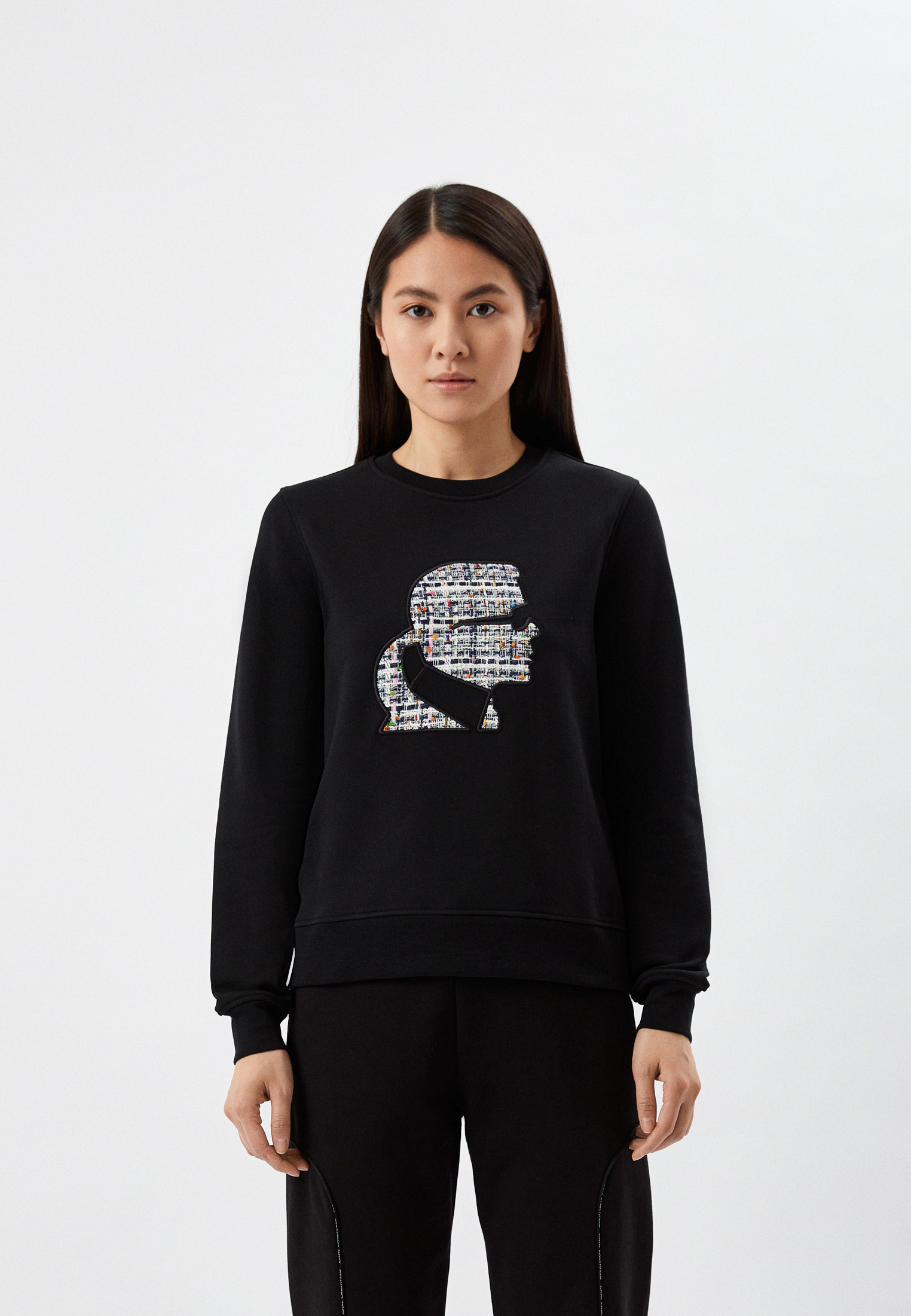 Свитшот Karl Lagerfeld, цвет: черный, RTLACM786501 — купить в интернет ...