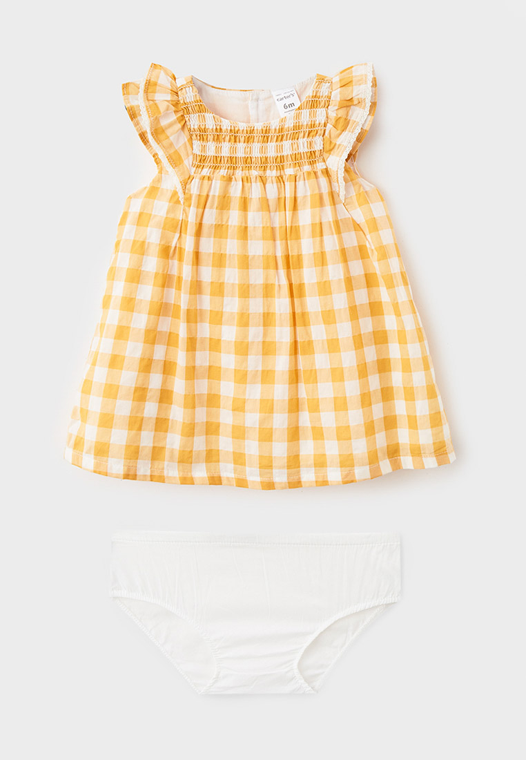Платье и трусы Carter’s, цвет: белый, RTLACM953901 — купить в интернет ...