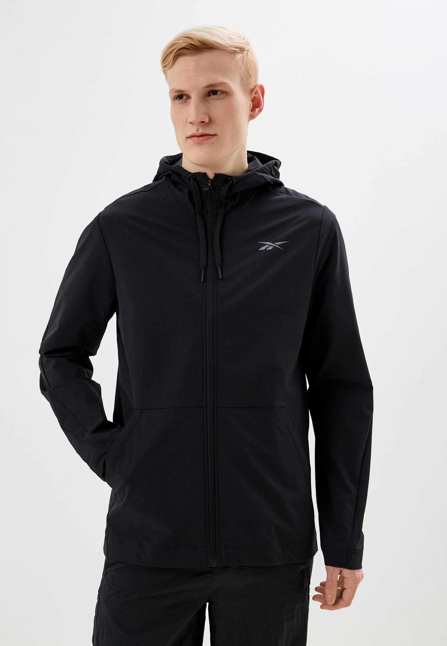 Ветровка Reebok WOVEN FZ, цвет: черный, RTLACM972201 — купить в ...