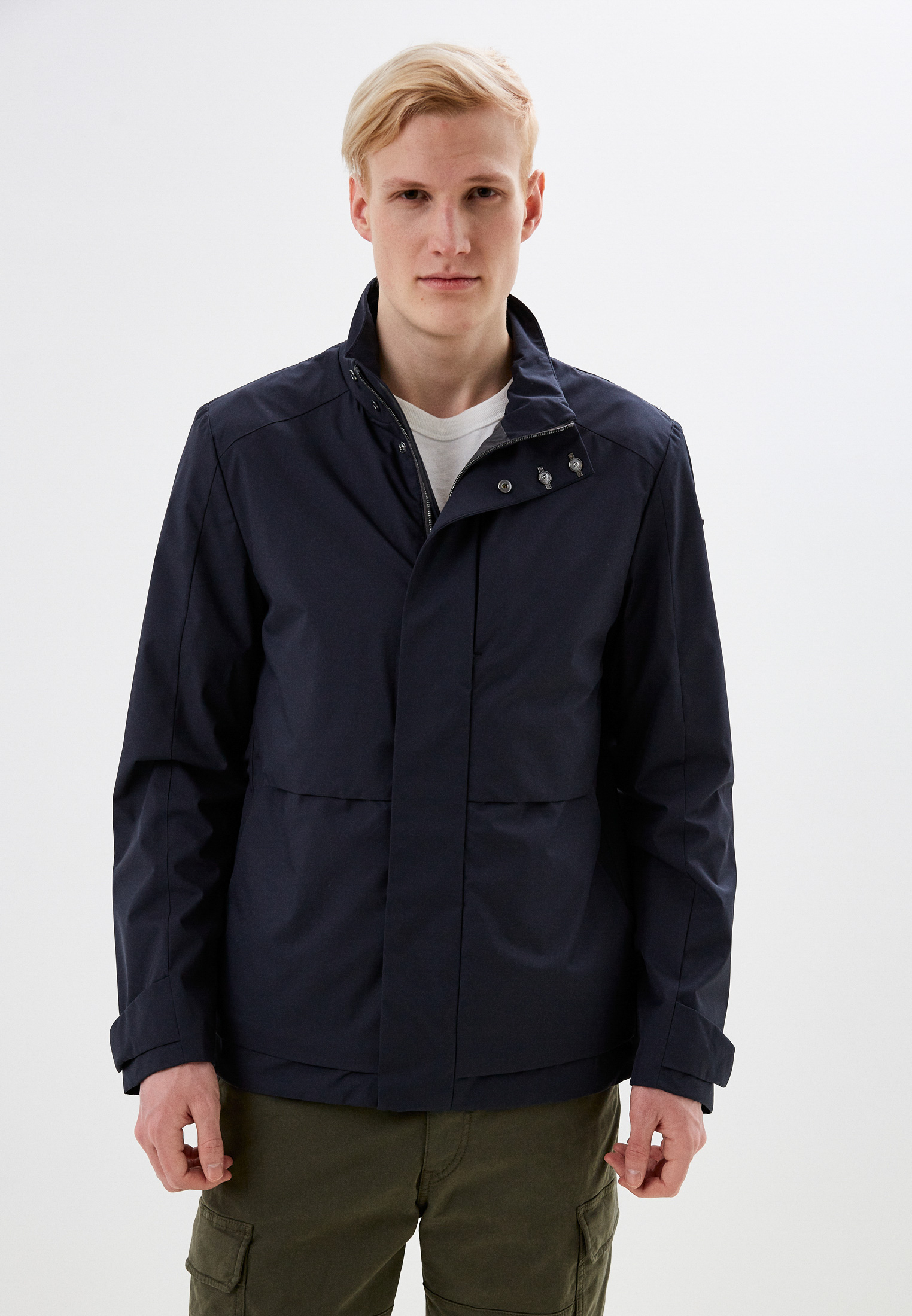 Куртка Geox, цвет: синий, RTLACN043401 — купить в интернет-магазине Lamoda