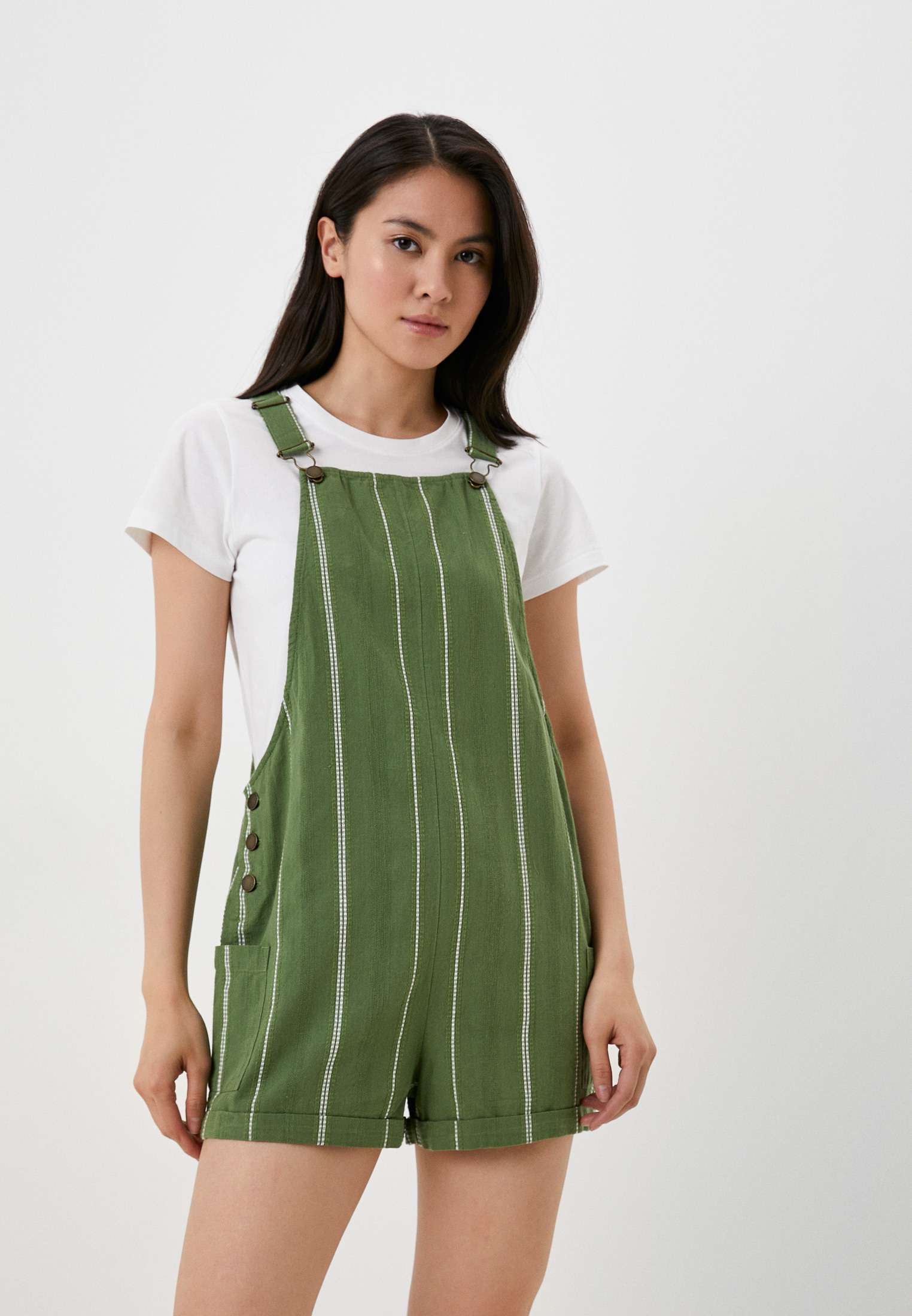 Комбинезон Roxy LOW RISING YARN J WVDR GNT0, цвет: зеленый ...